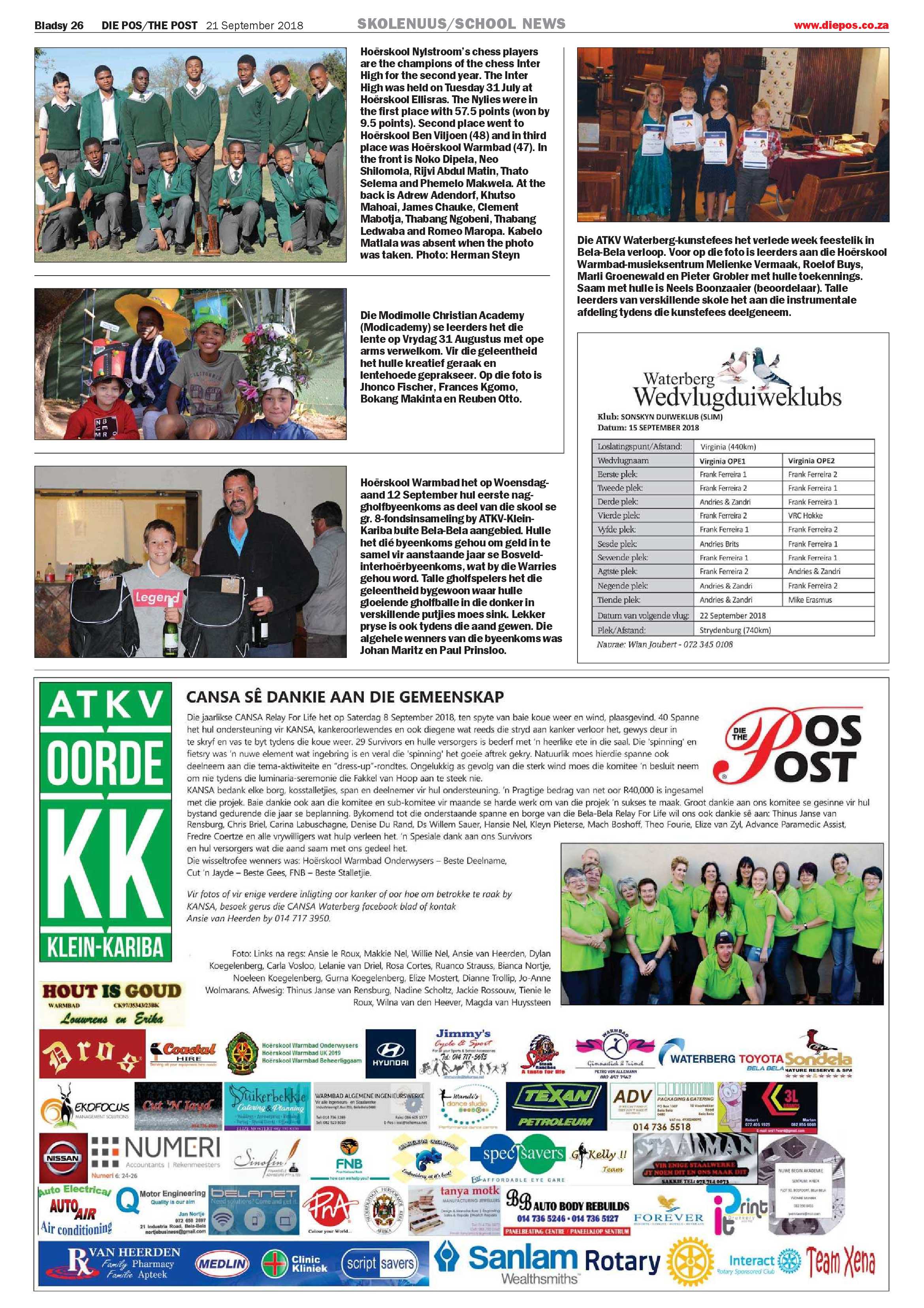 Die Pos: 21 September 2018 page 26