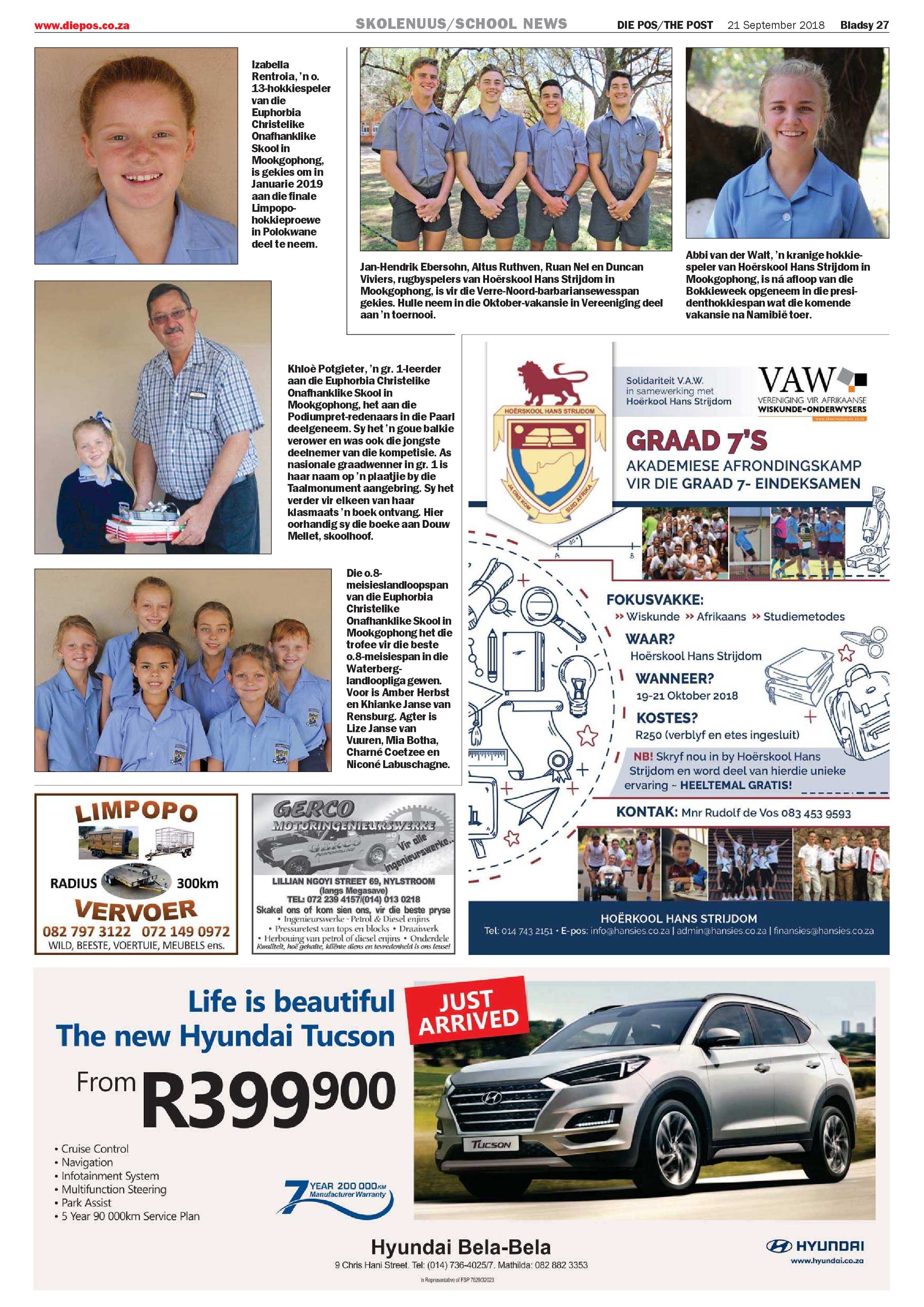 Die Pos: 21 September 2018 page 27