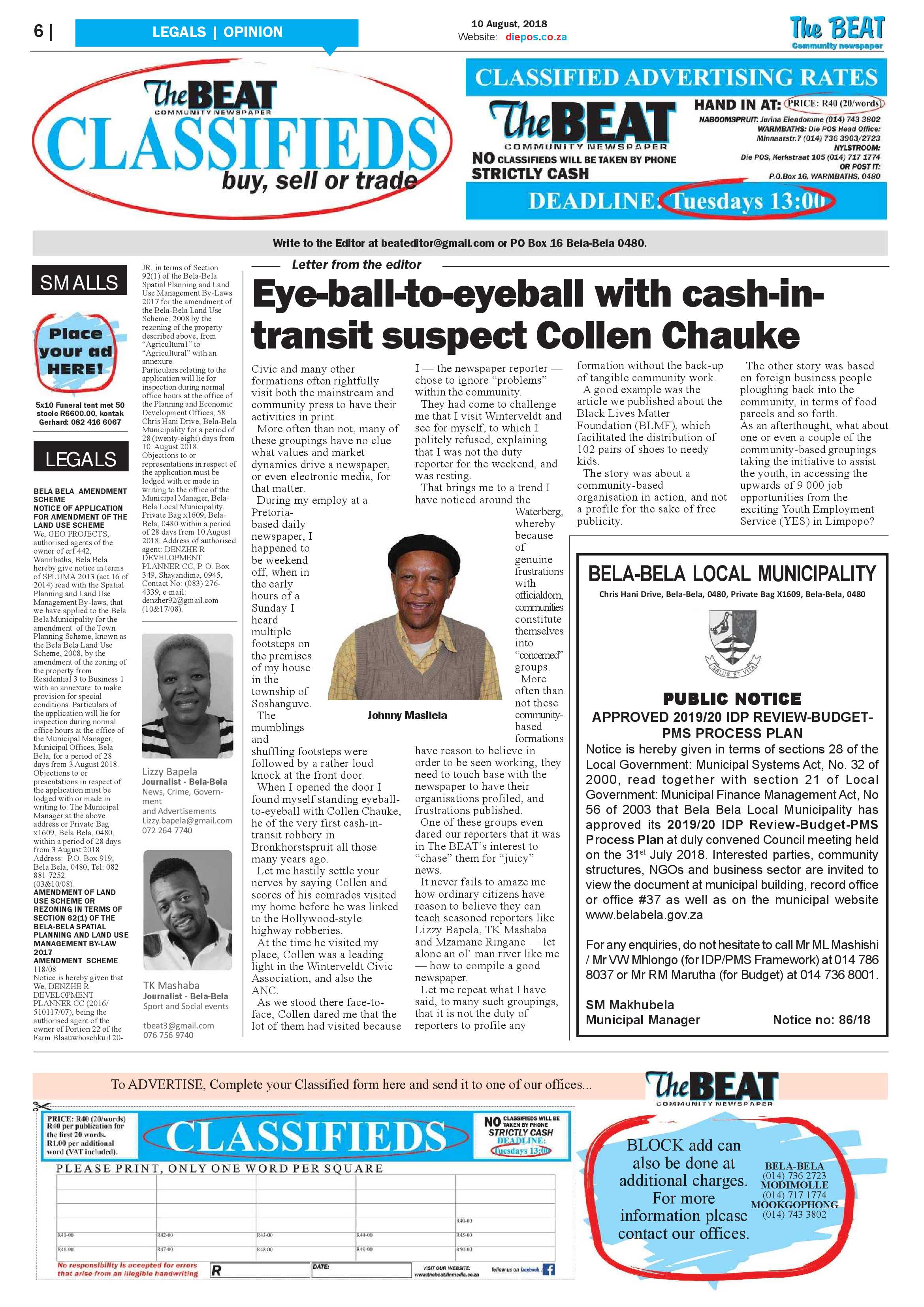 The Beat 10 August 2018 page 6