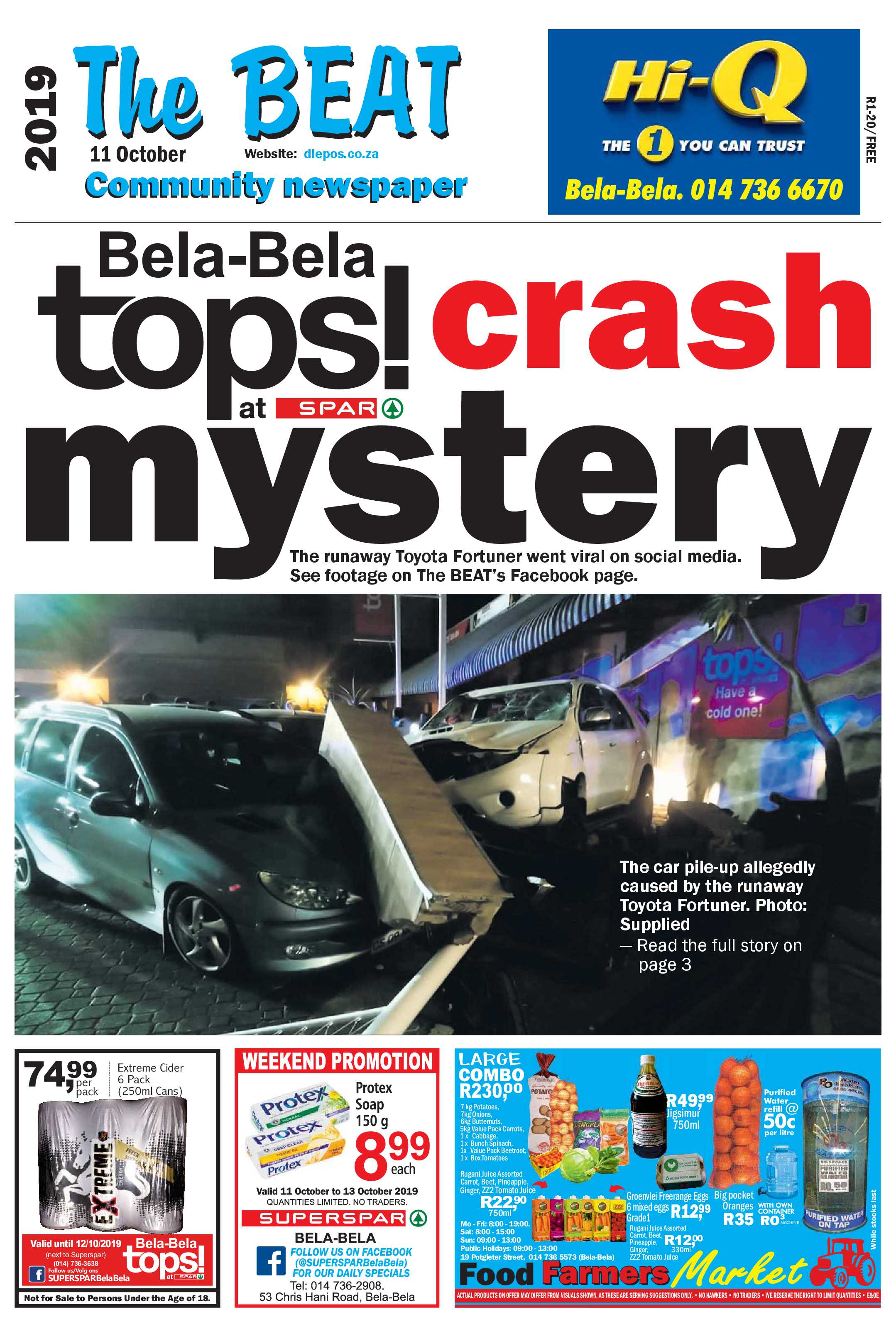 The Beat 11 October 2019 page 1