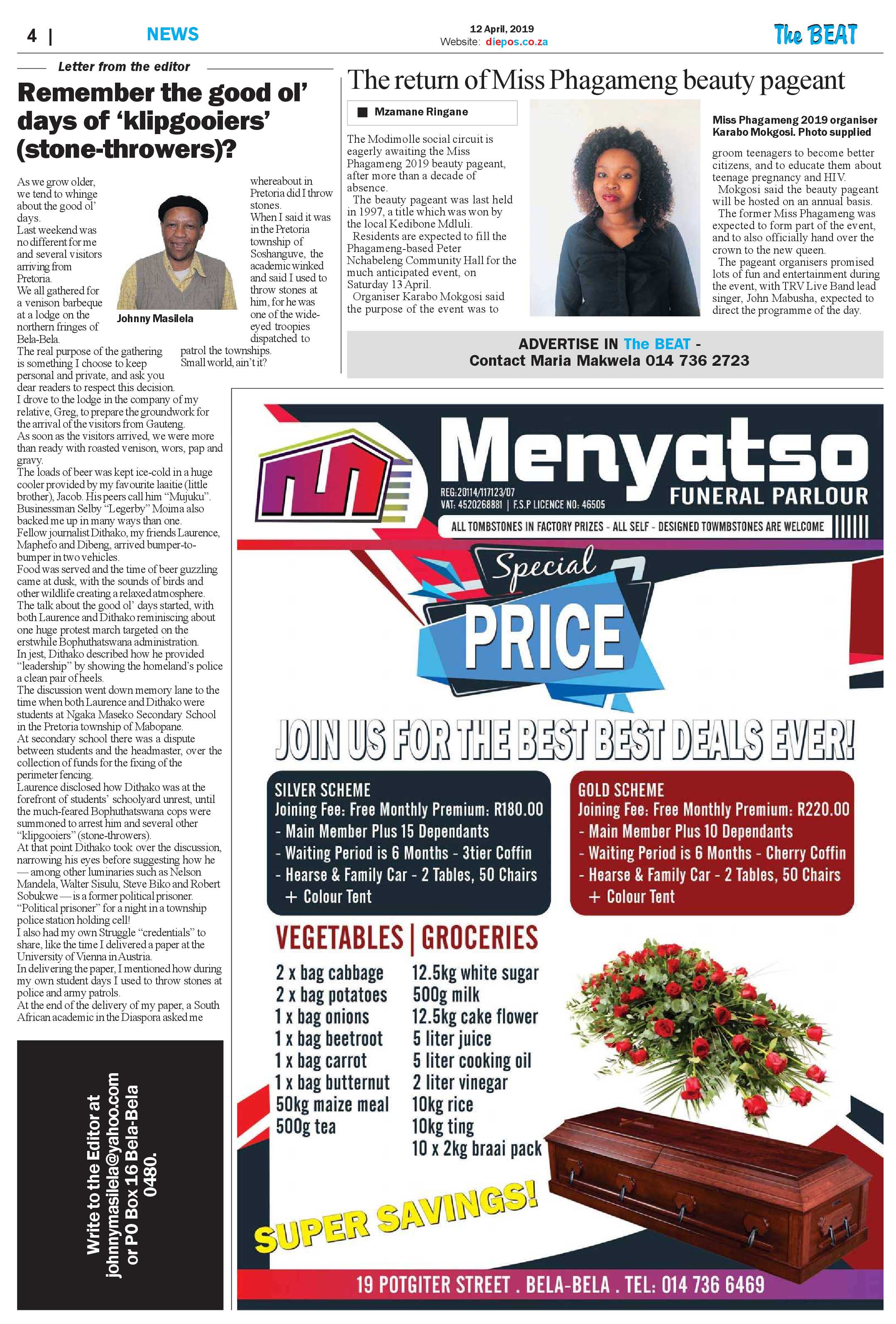 The Beat 12 April 2019 page 4