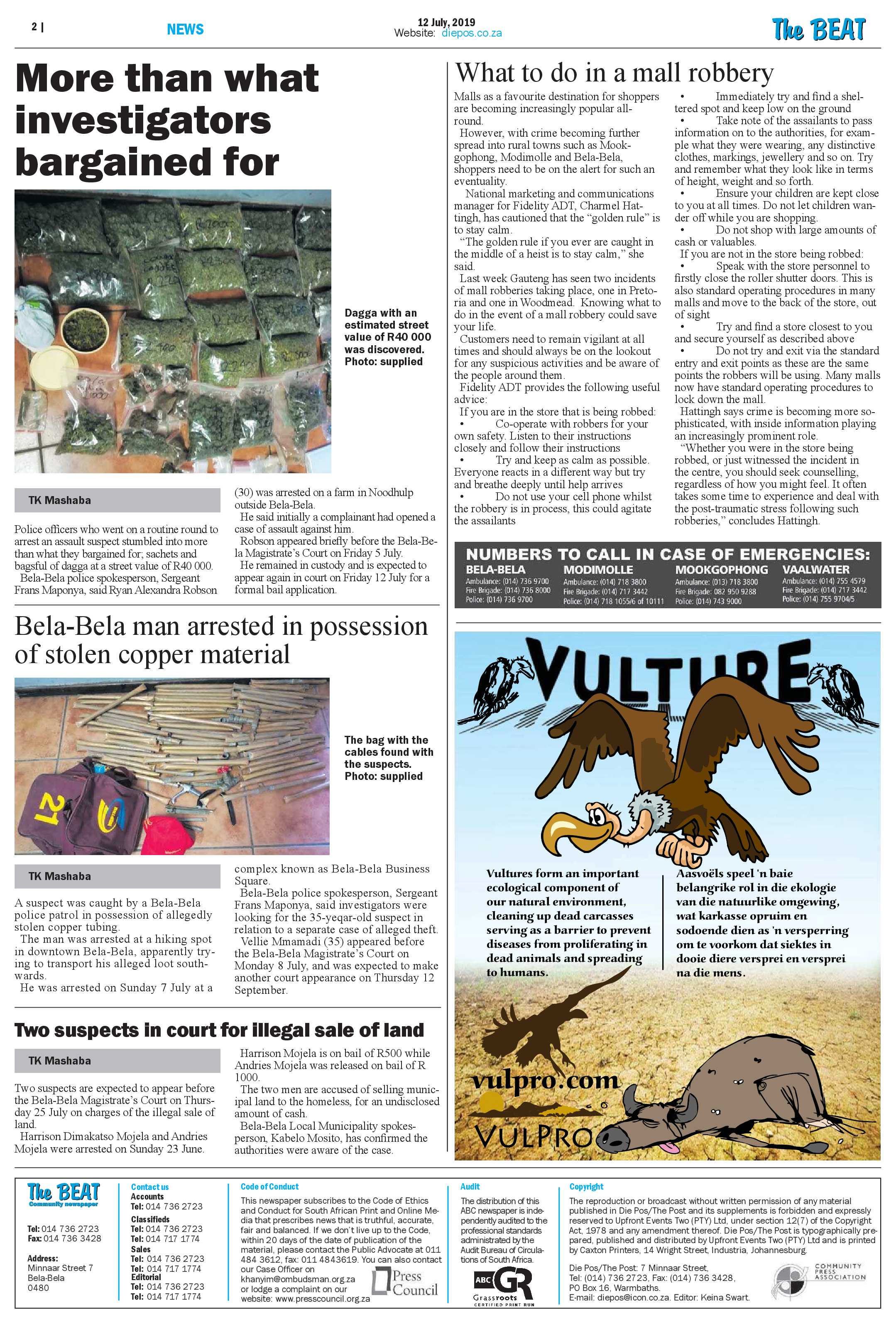 The Beat 12 July 2019 page 2