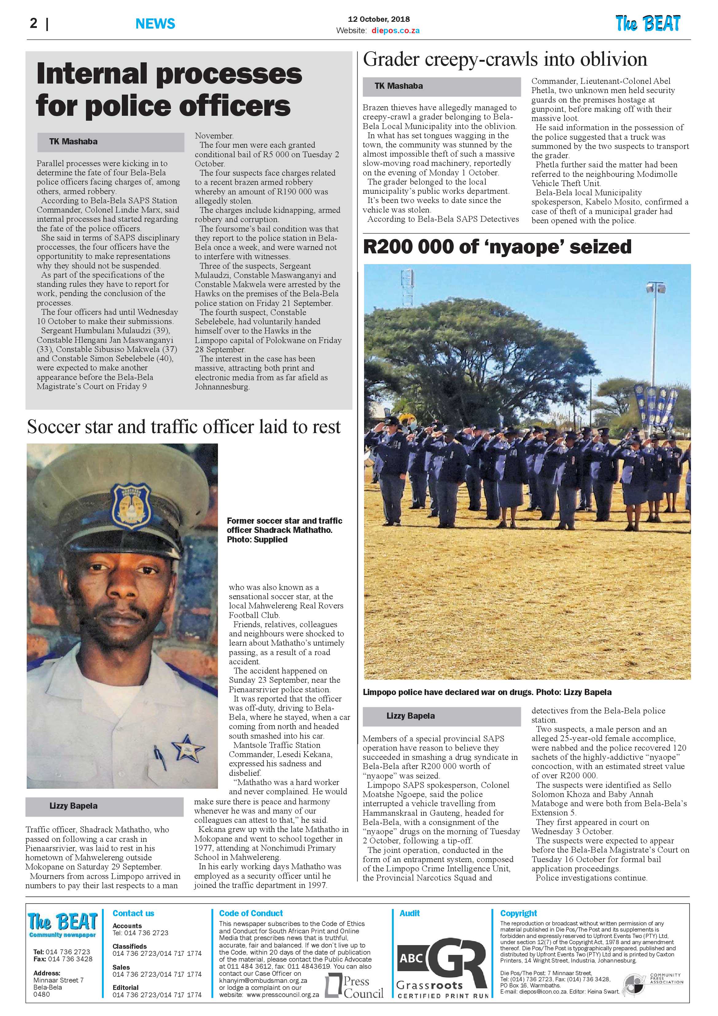 The Beat 12 October 2018 page 2