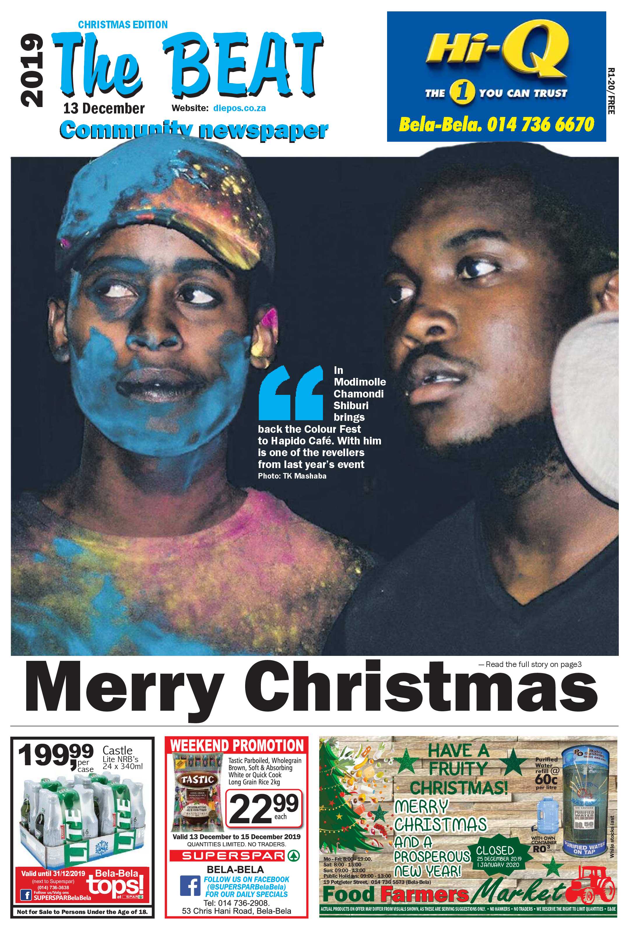 The Beat 13 December 2019 page 1