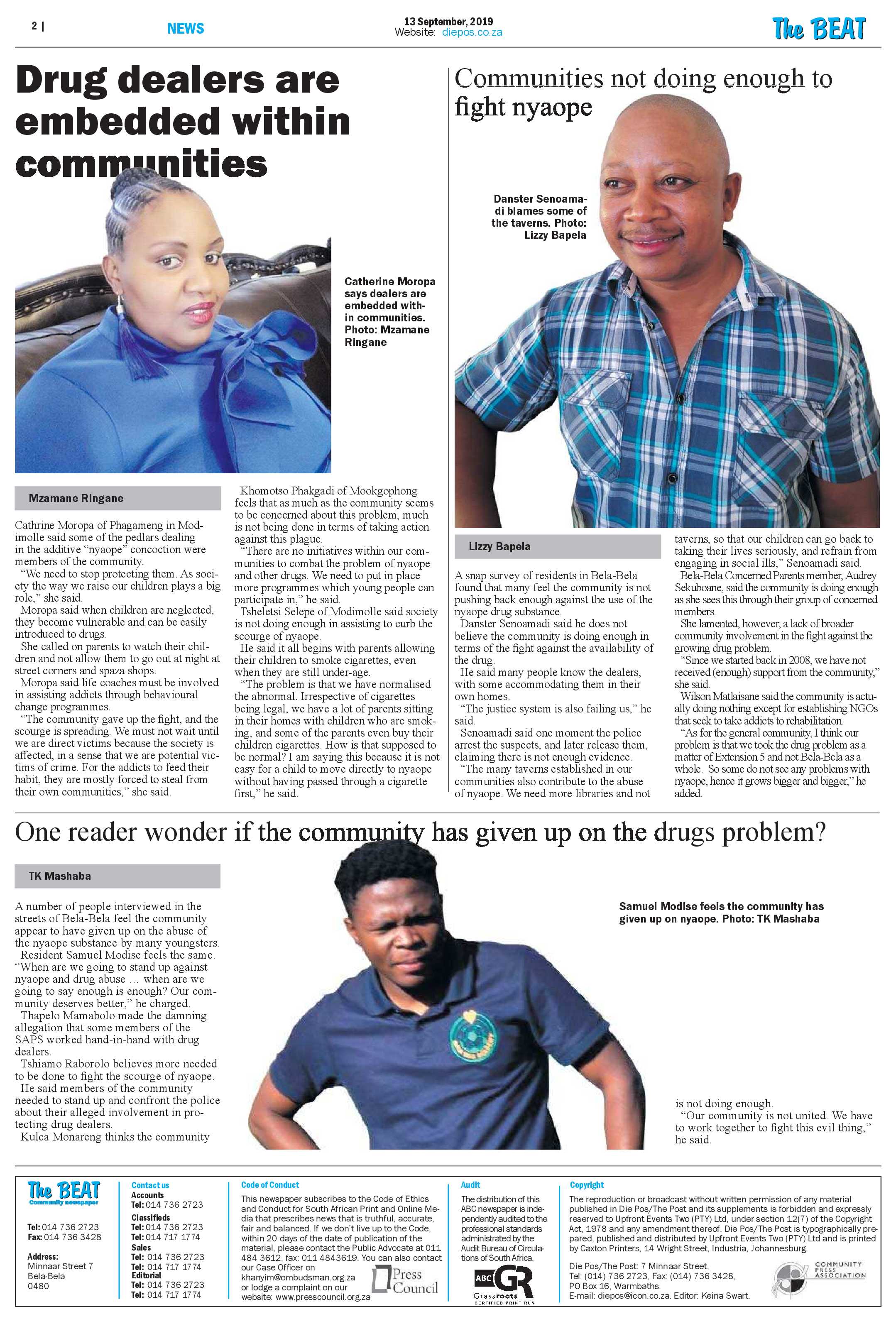 The Beat 13 September 2019 page 2