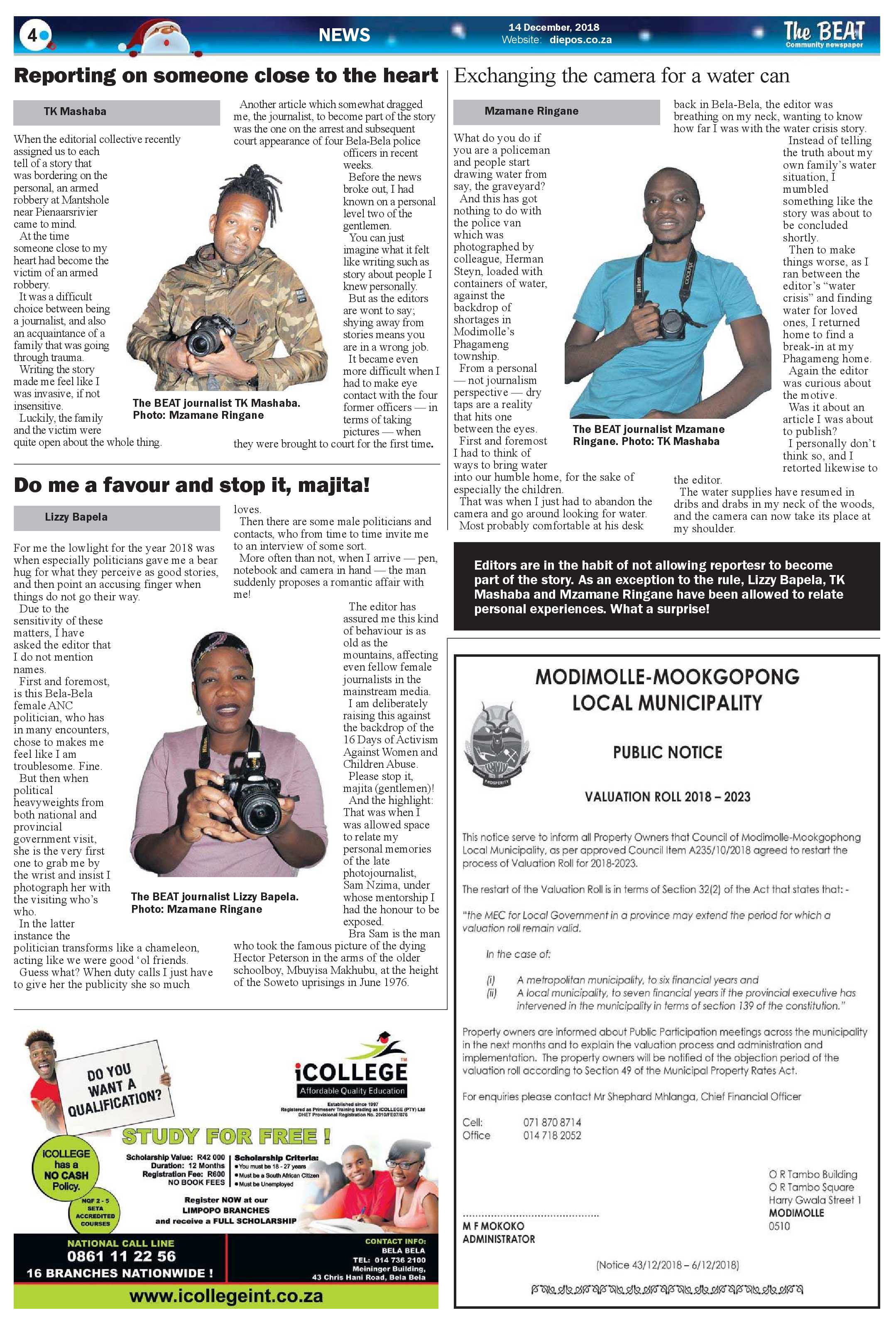 The Beat 14 December 2018 page 4