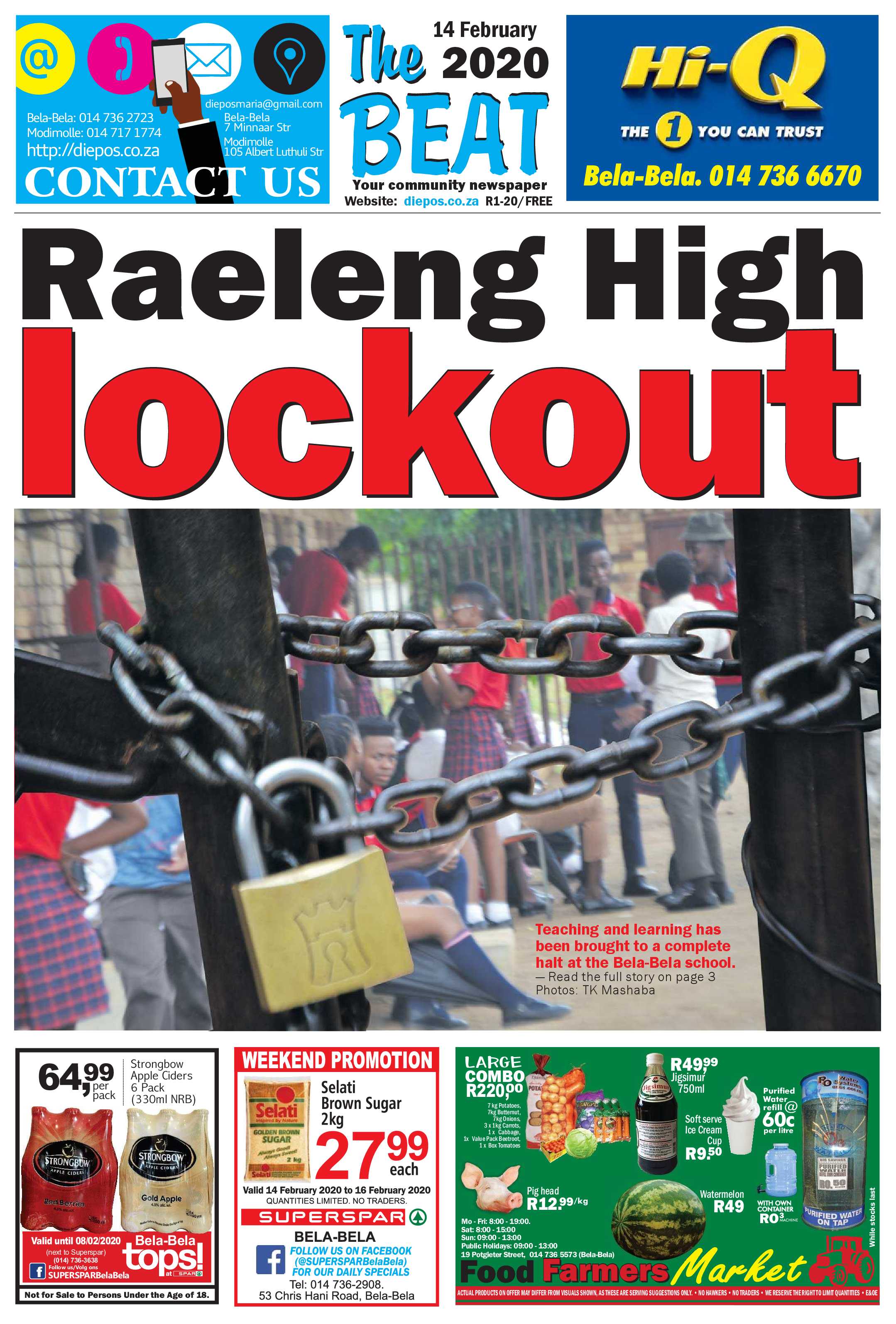 The Beat 14 February 2020 page 1