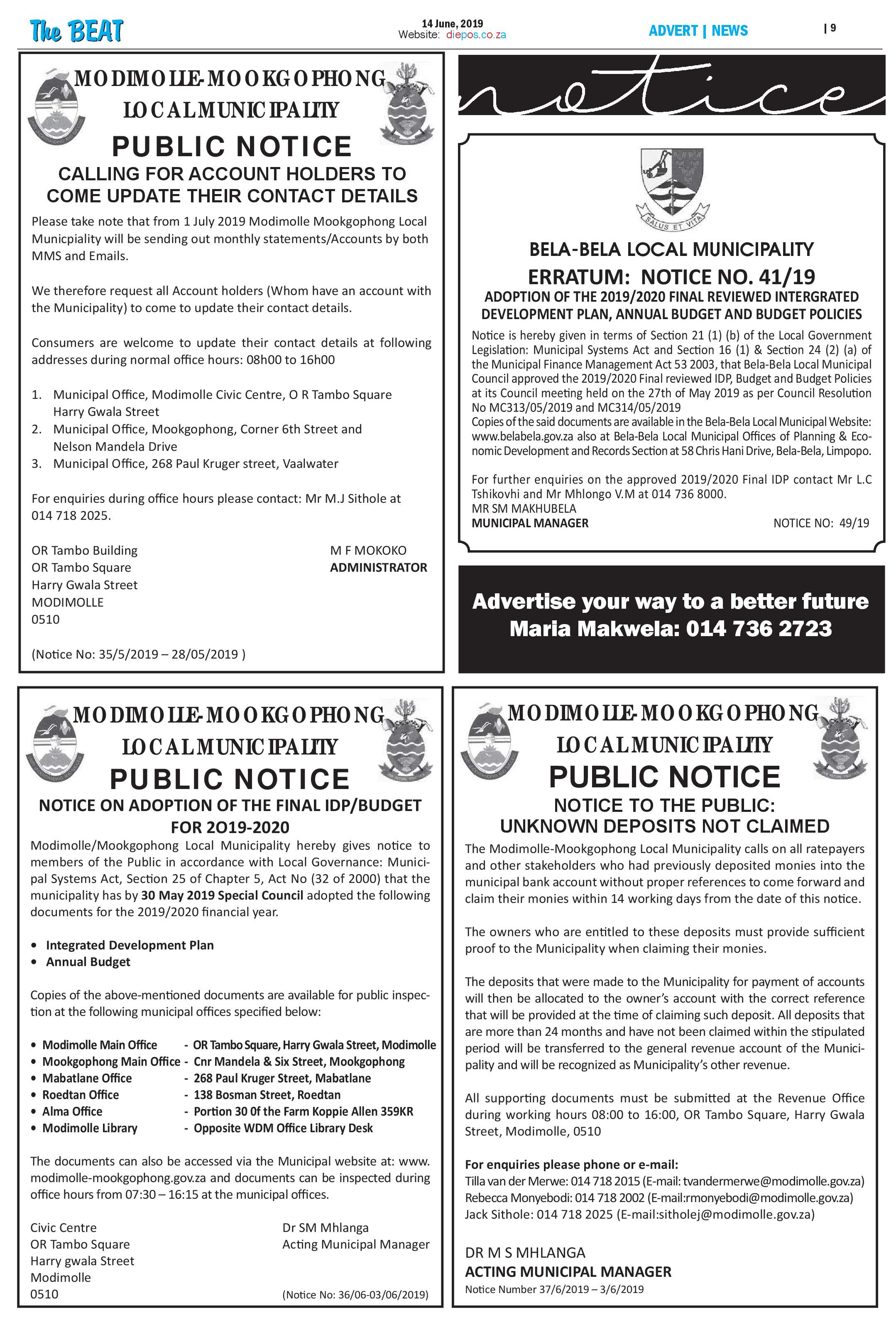 The Beat 14 June 2019 page 9