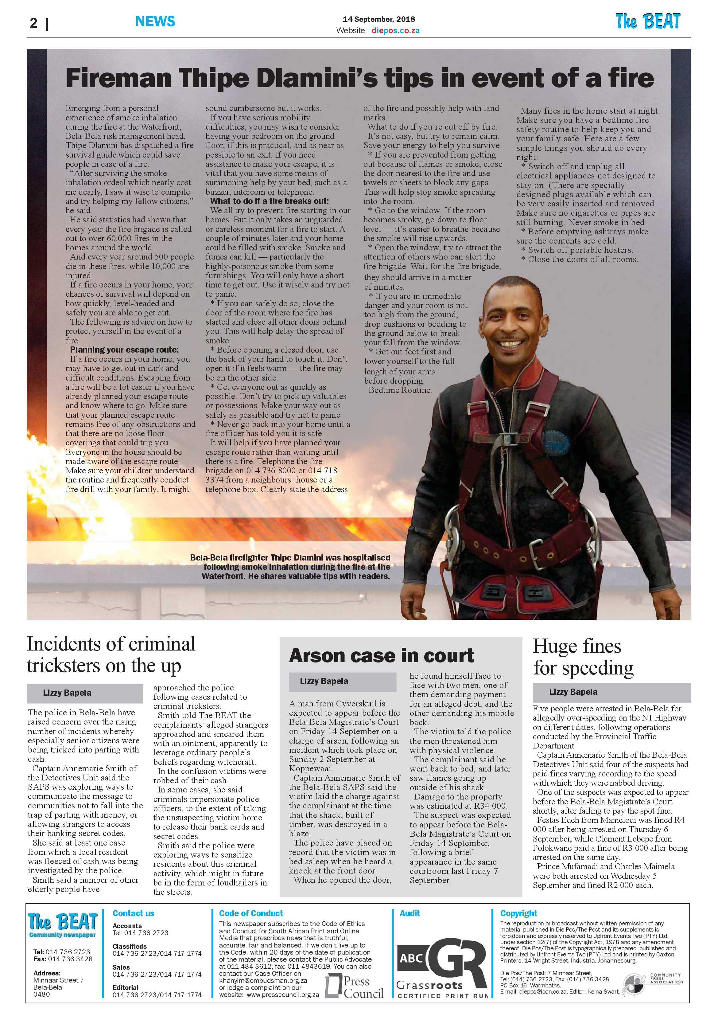 The Beat 14 September 2018 page 2