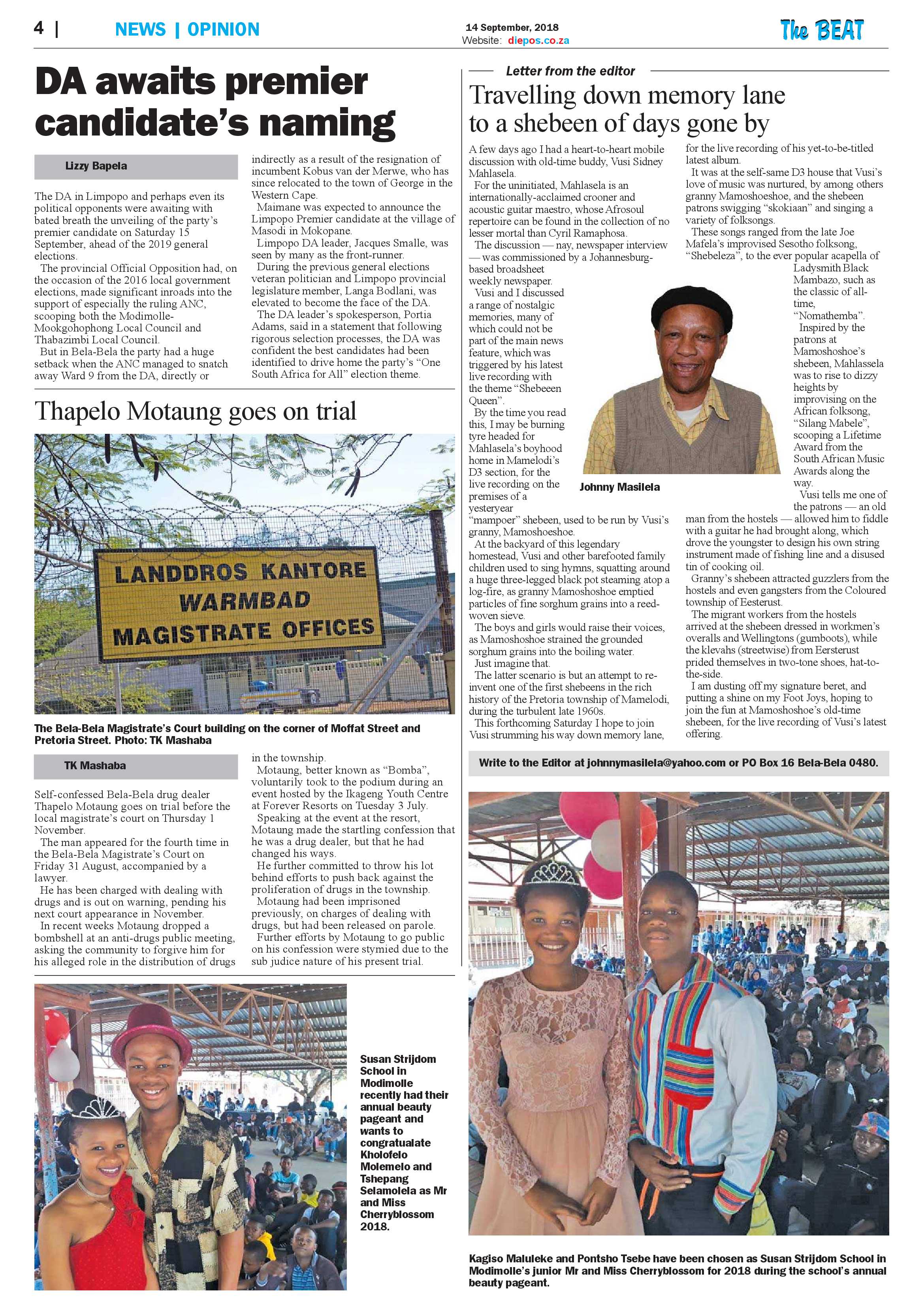 The Beat 14 September 2018 page 4