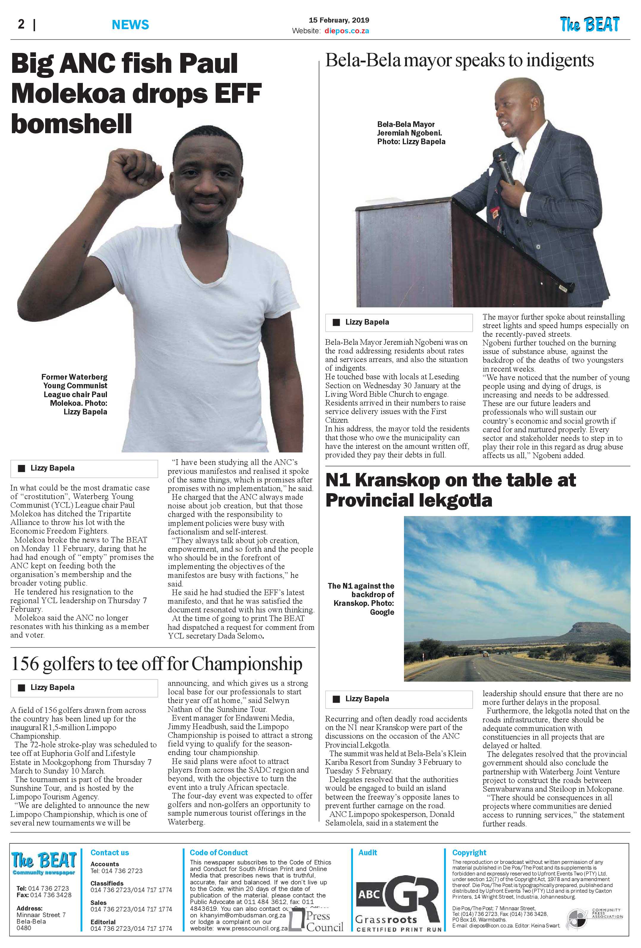 The Beat 15 February 2019 page 2