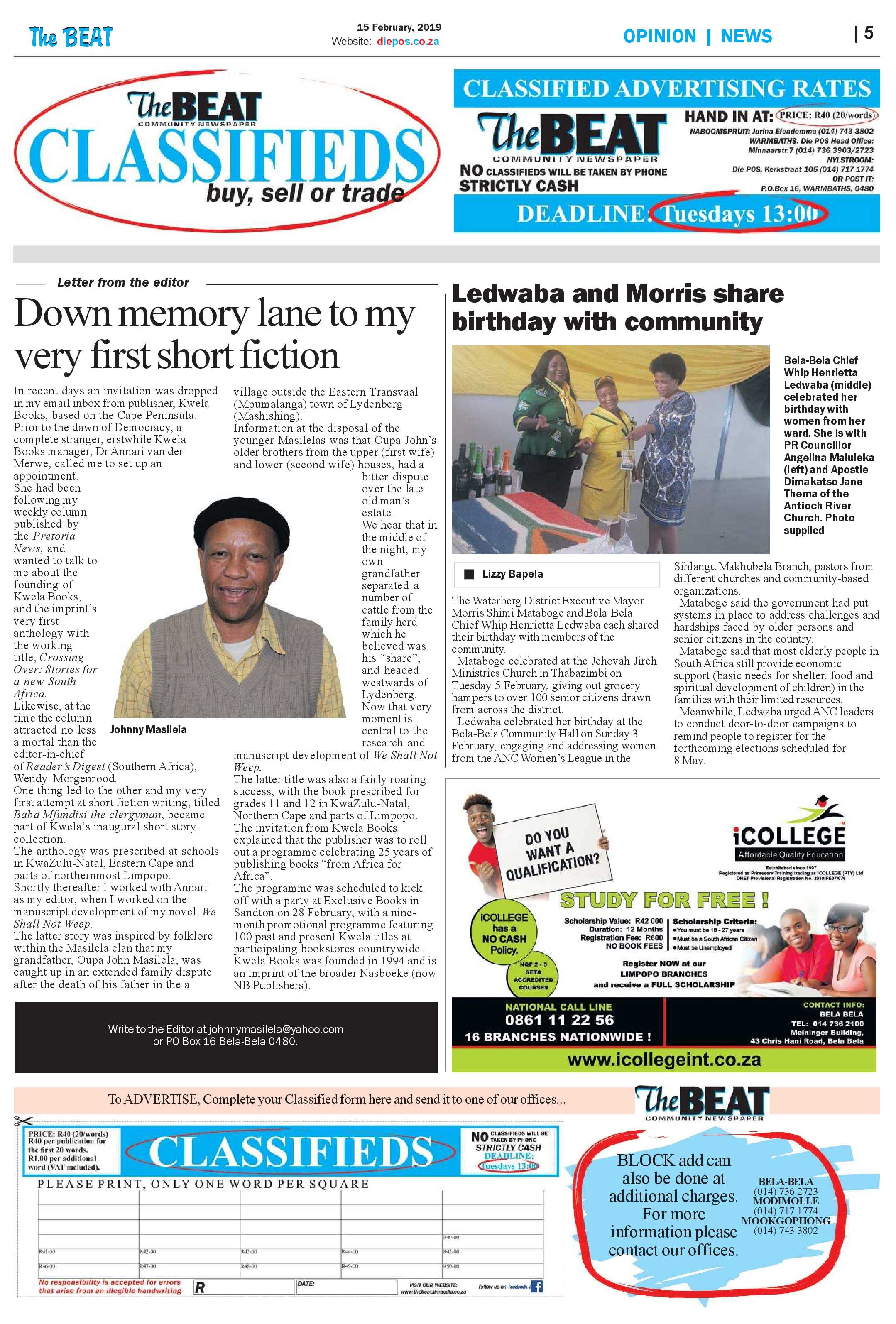 The Beat 15 February 2019 page 5