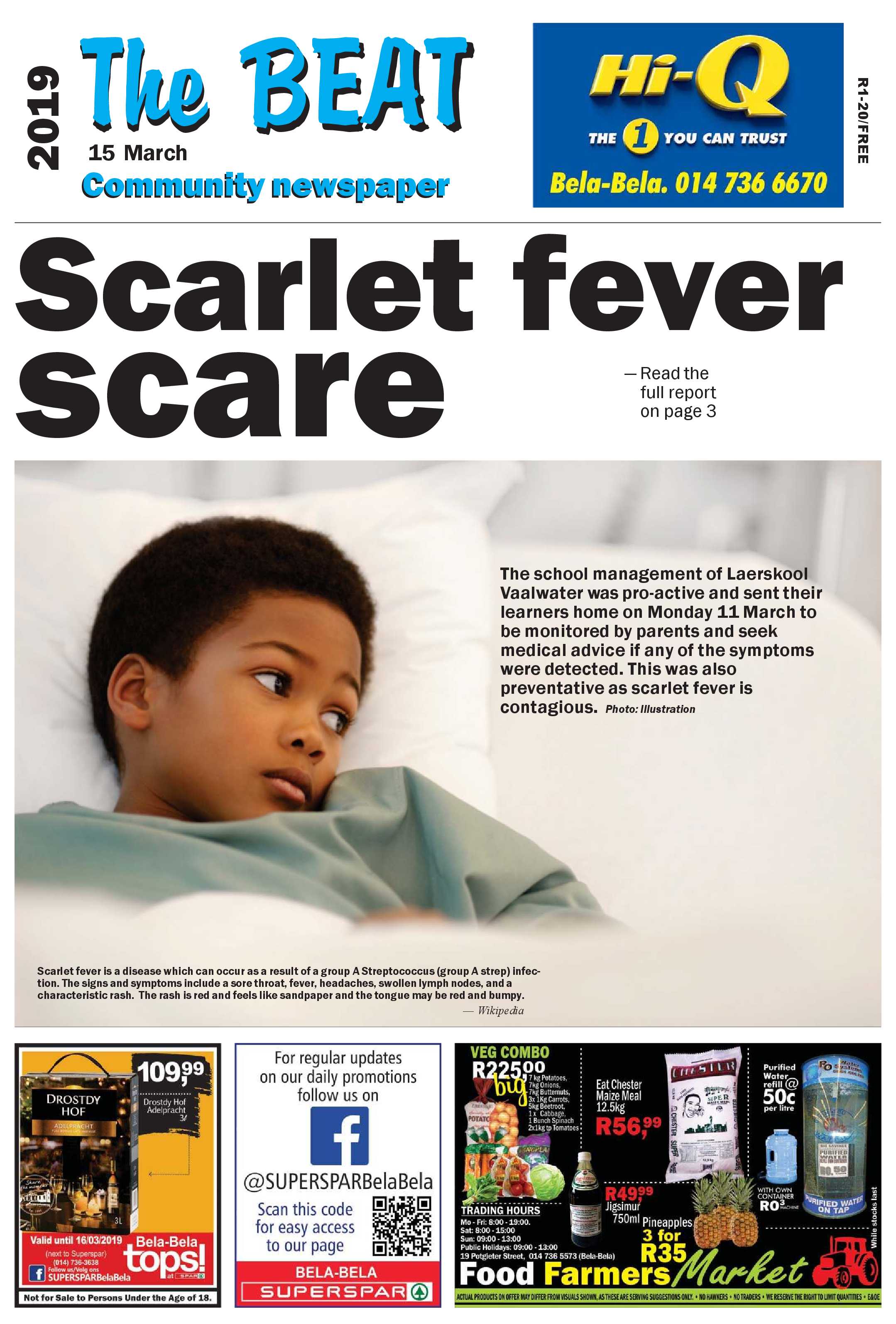 The Beat 15 March 2019 page 1