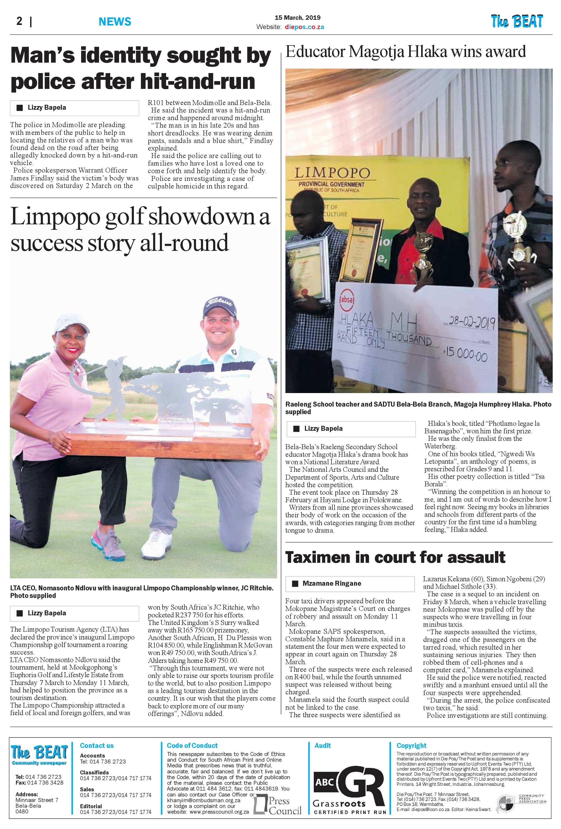 The Beat 15 March 2019 page 2