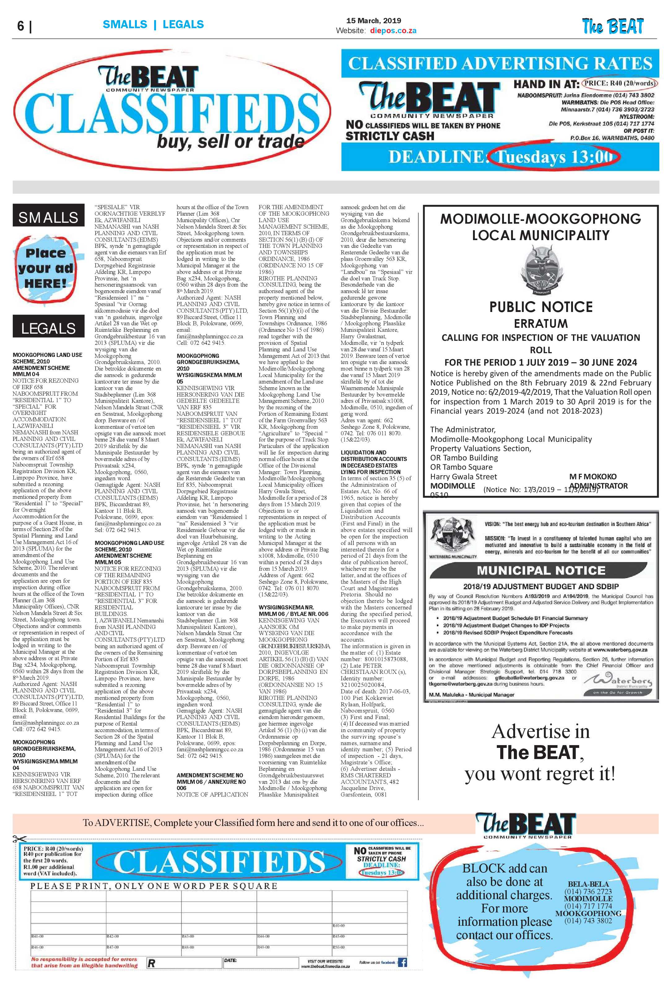 The Beat 15 March 2019 page 6