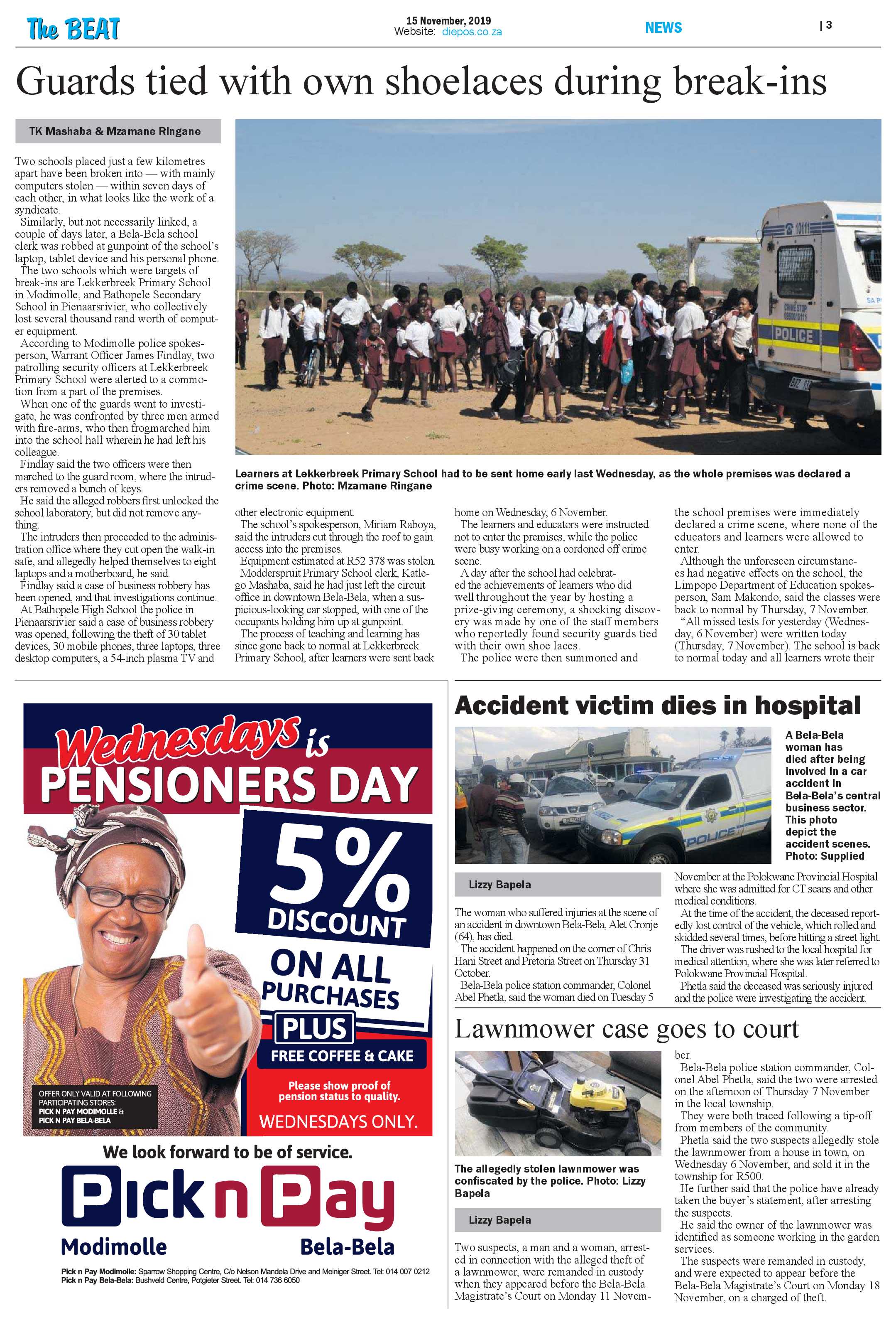 The Beat 15 November 2019 page 3