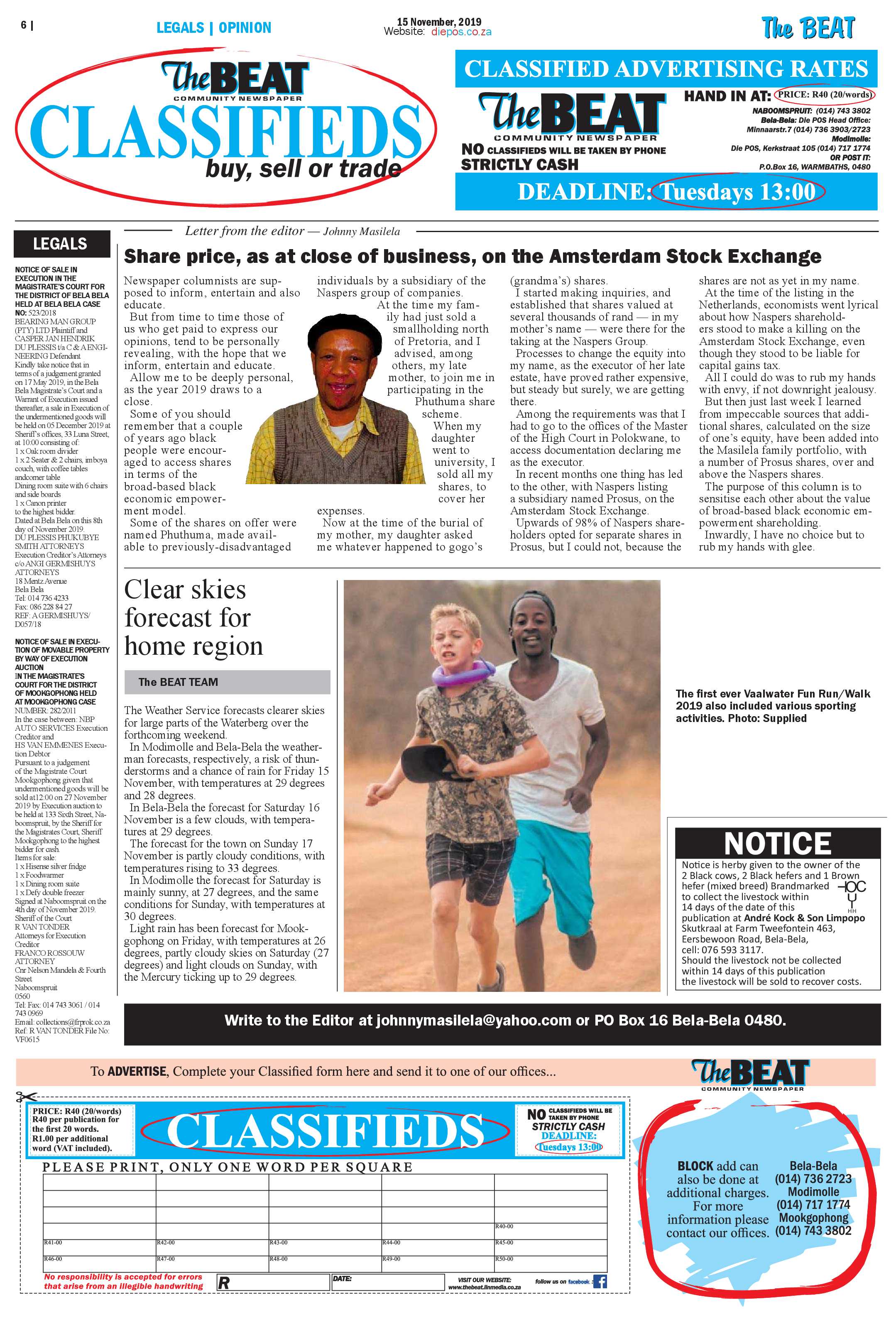 The Beat 15 November 2019 page 6