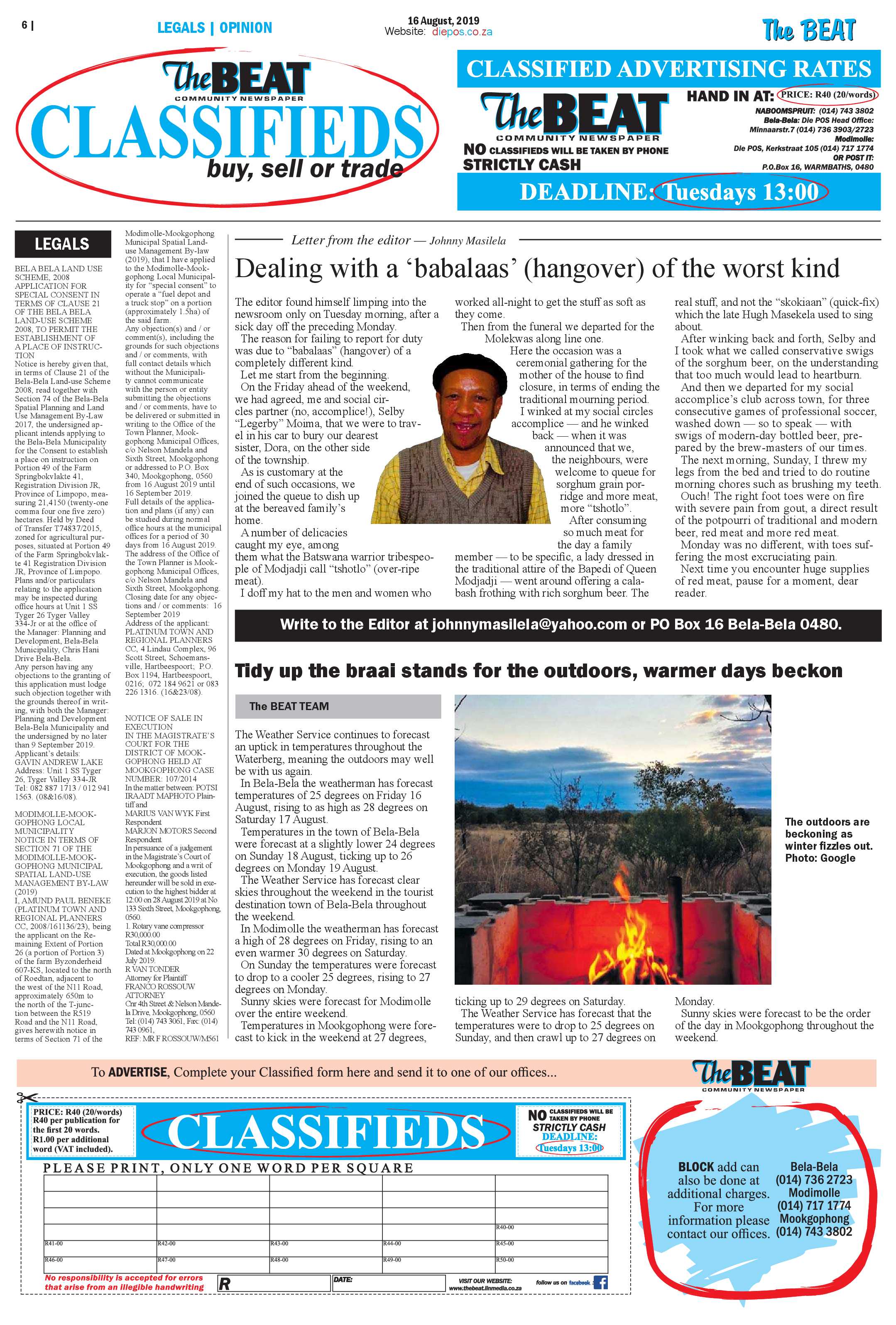 The Beat 16 August 2019 page 6