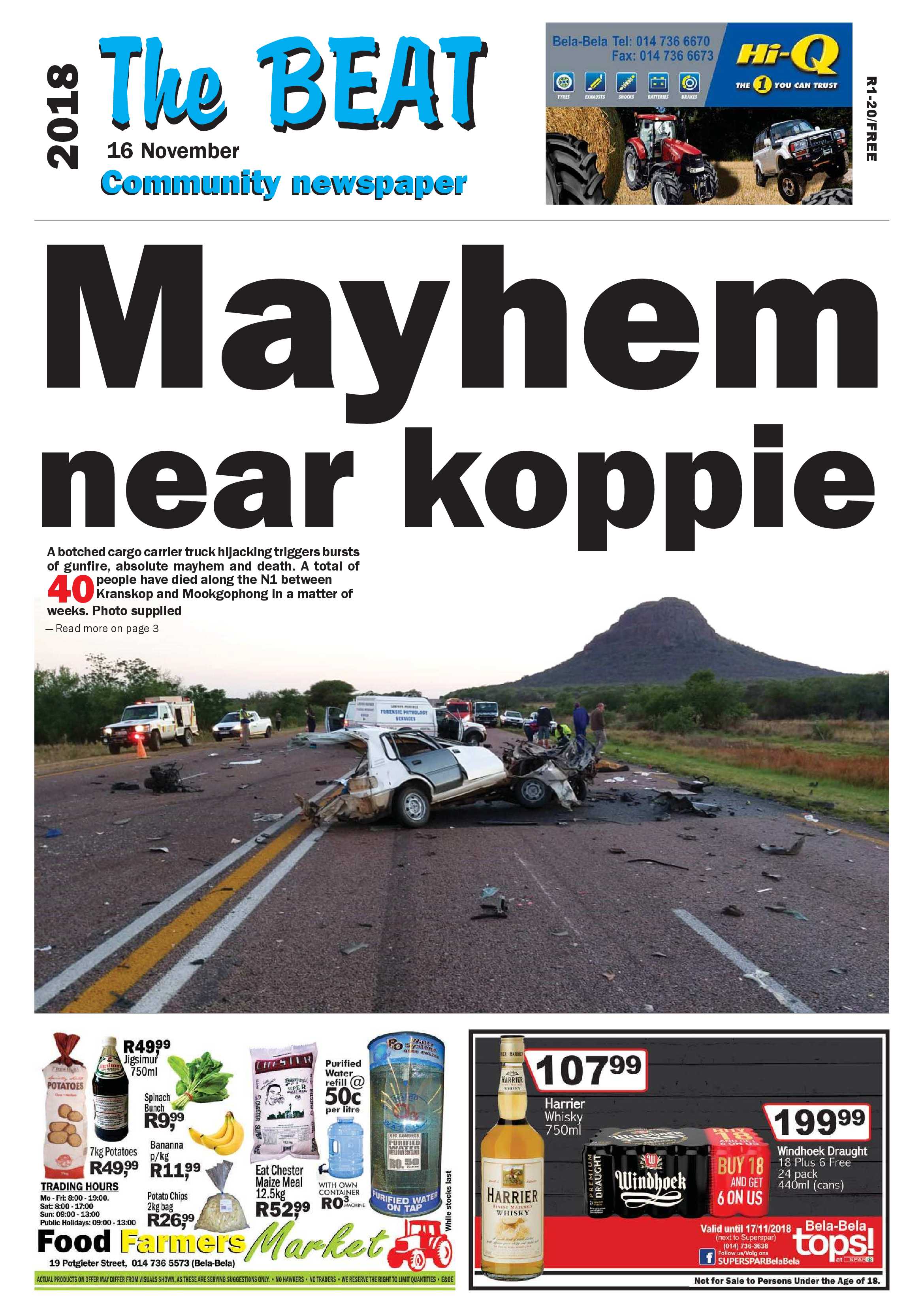 The Beat 16 November 2018 page 1