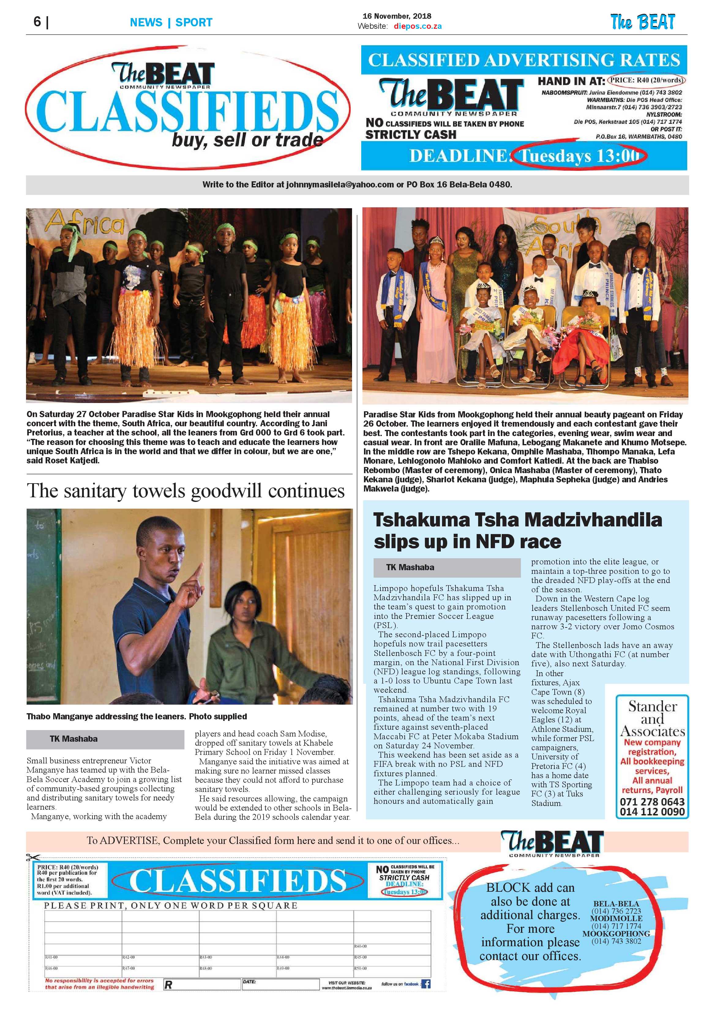 The Beat 16 November 2018 page 6