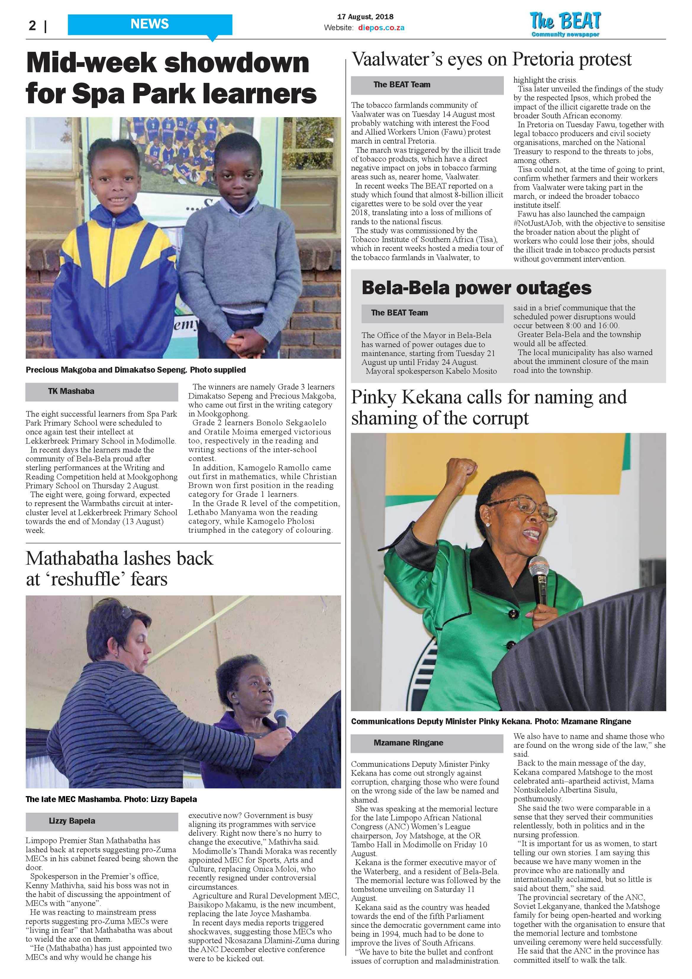 The Beat 17 August 2018 page 2