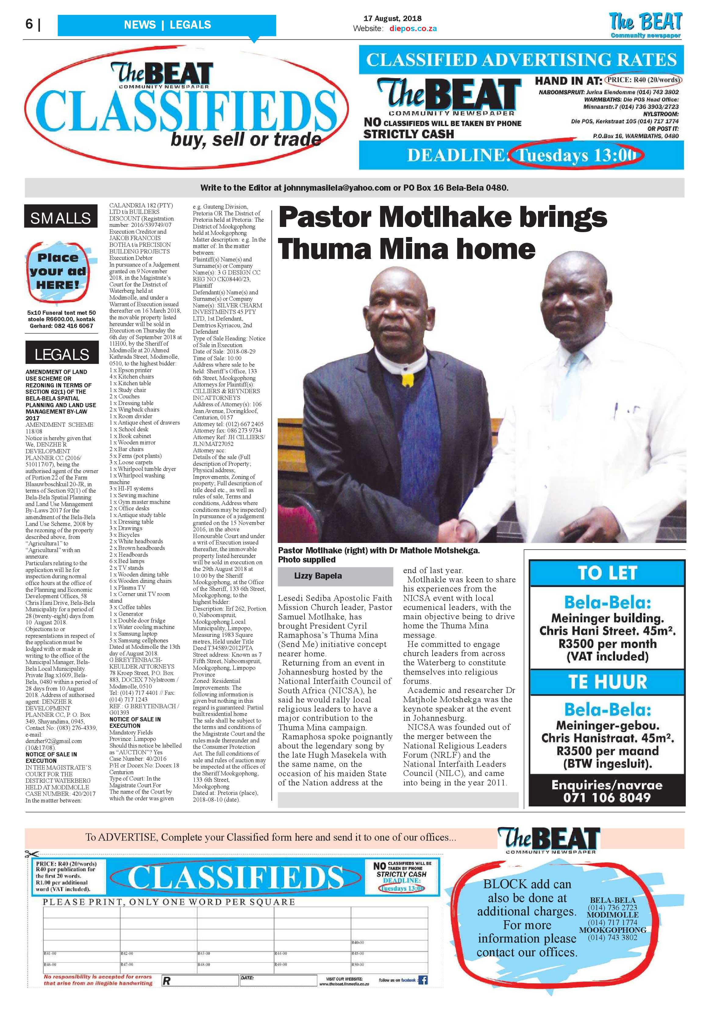 The Beat 17 August 2018 page 6