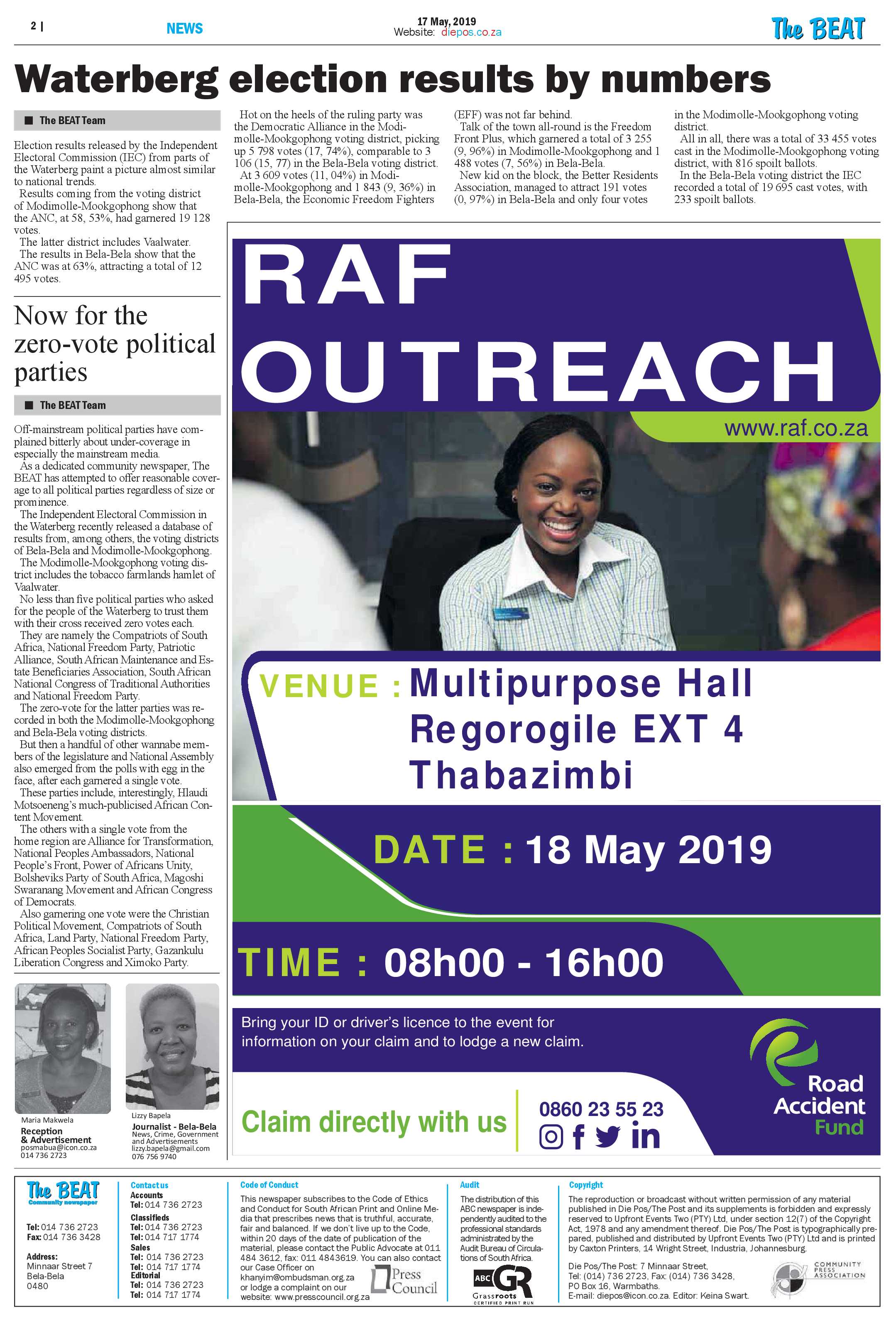 The Beat 17 May 2019 page 2