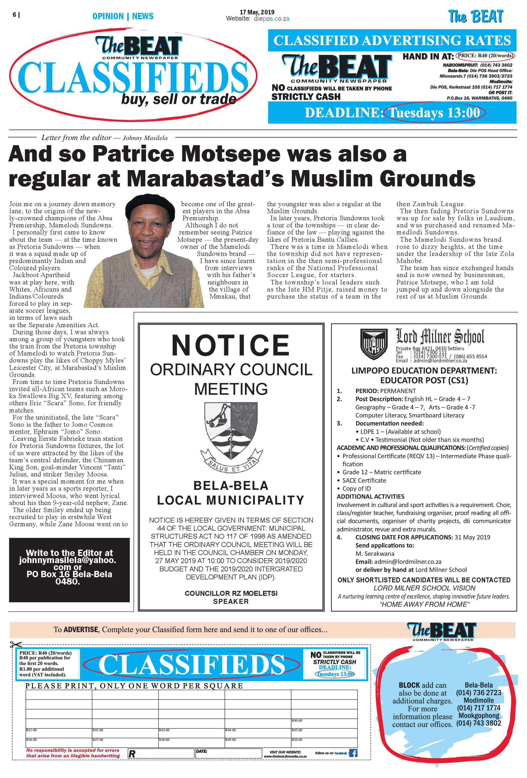 The Beat 17 May 2019 page 6