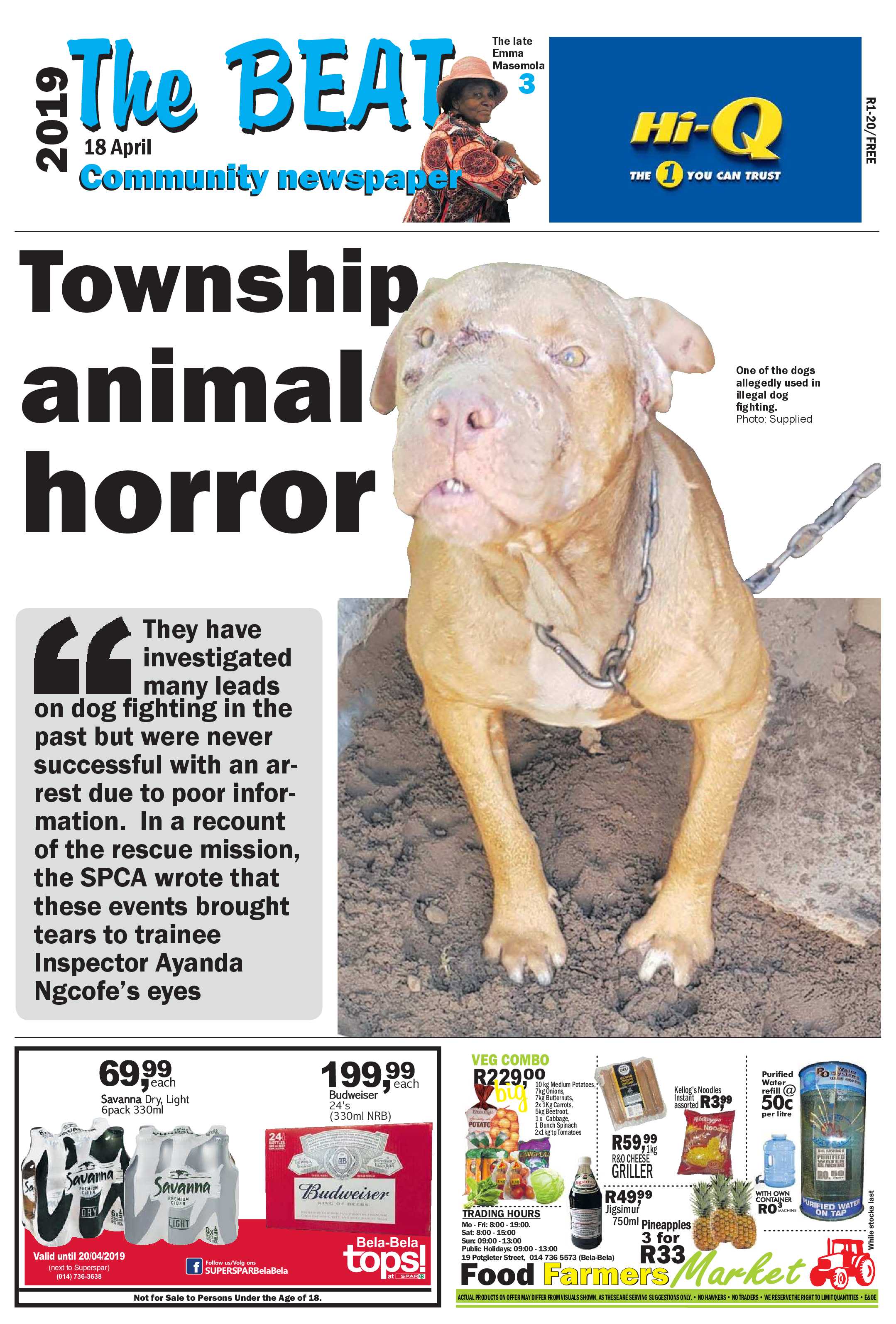 The Beat 18 April 2019 page 1