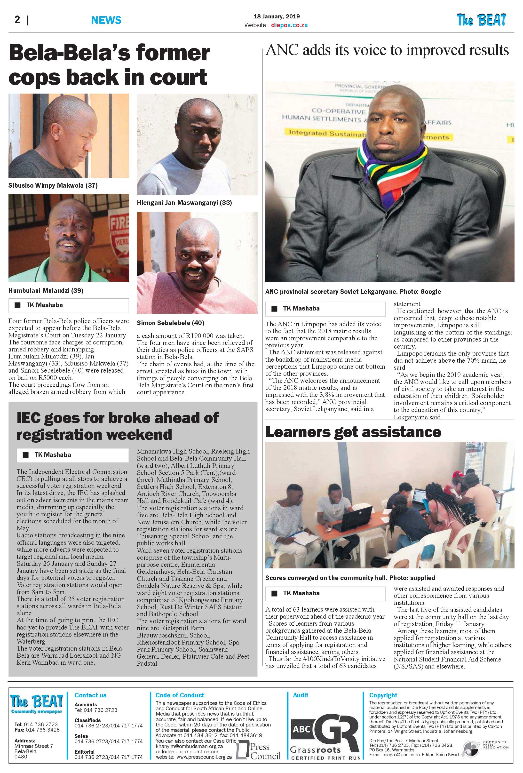 The Beat 18 January 2019 page 2