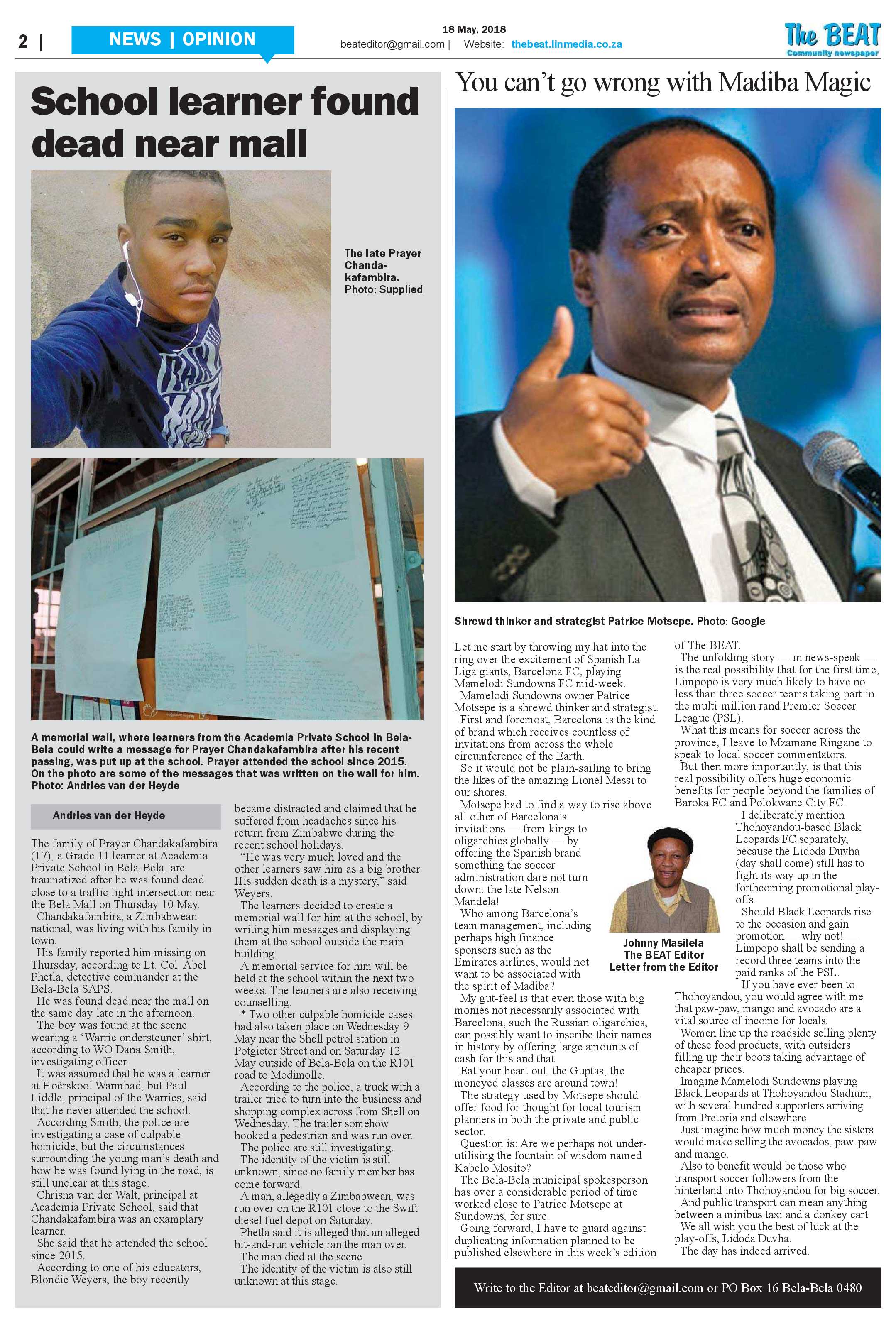 The Beat 18 May 2018 page 2