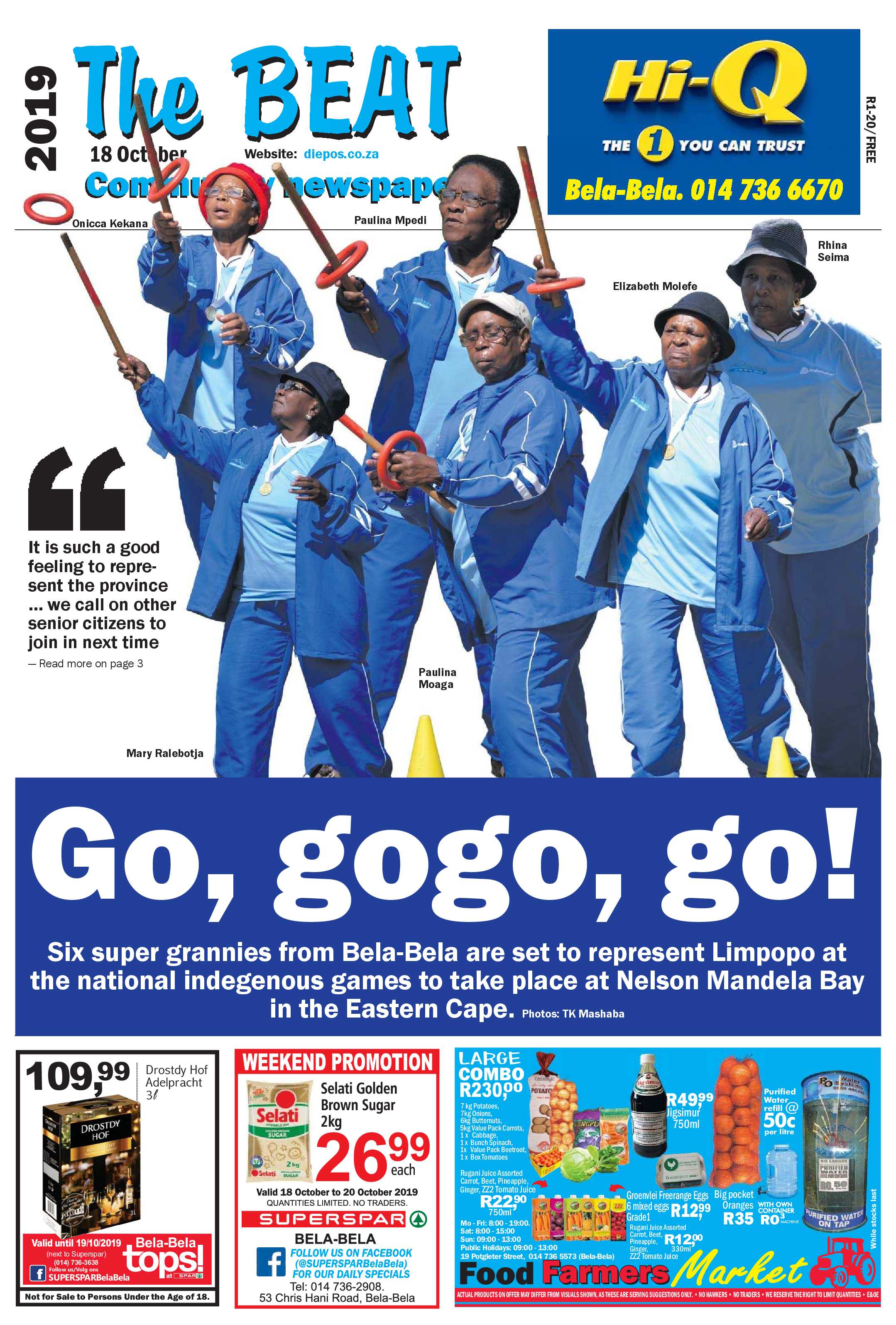 The Beat 18 October 2019 page 1