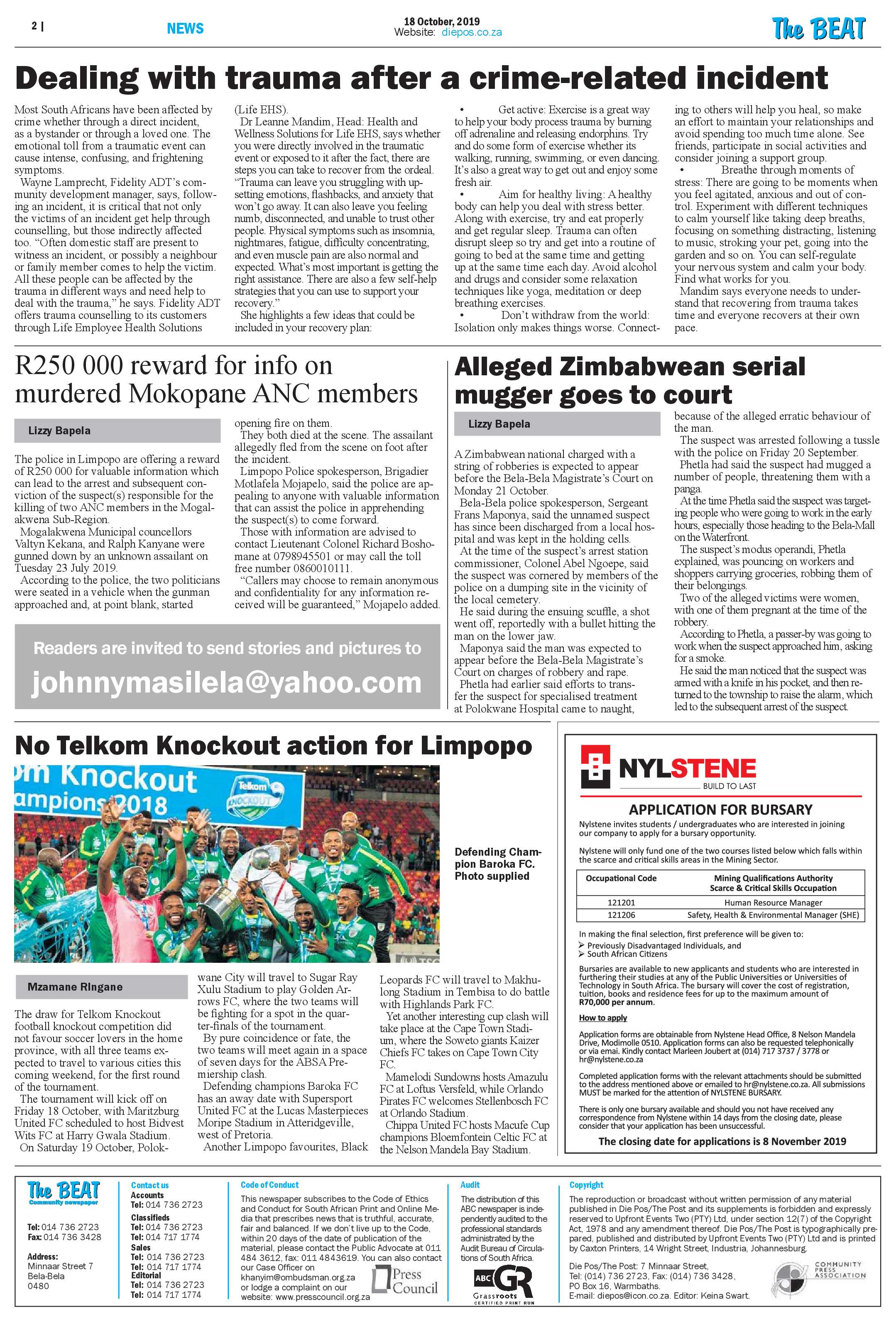 The Beat 18 October 2019 page 2