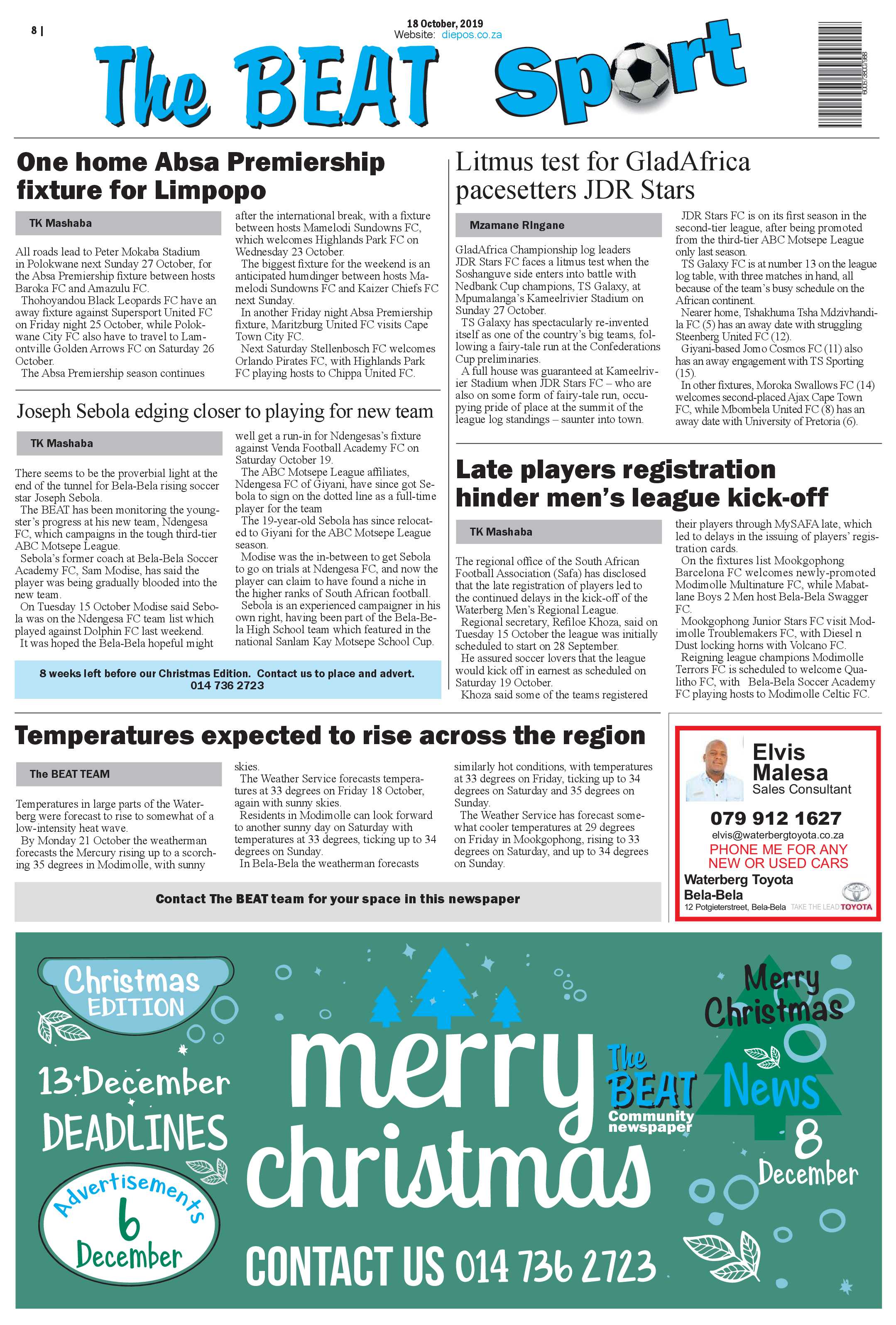 The Beat 18 October 2019 page 8