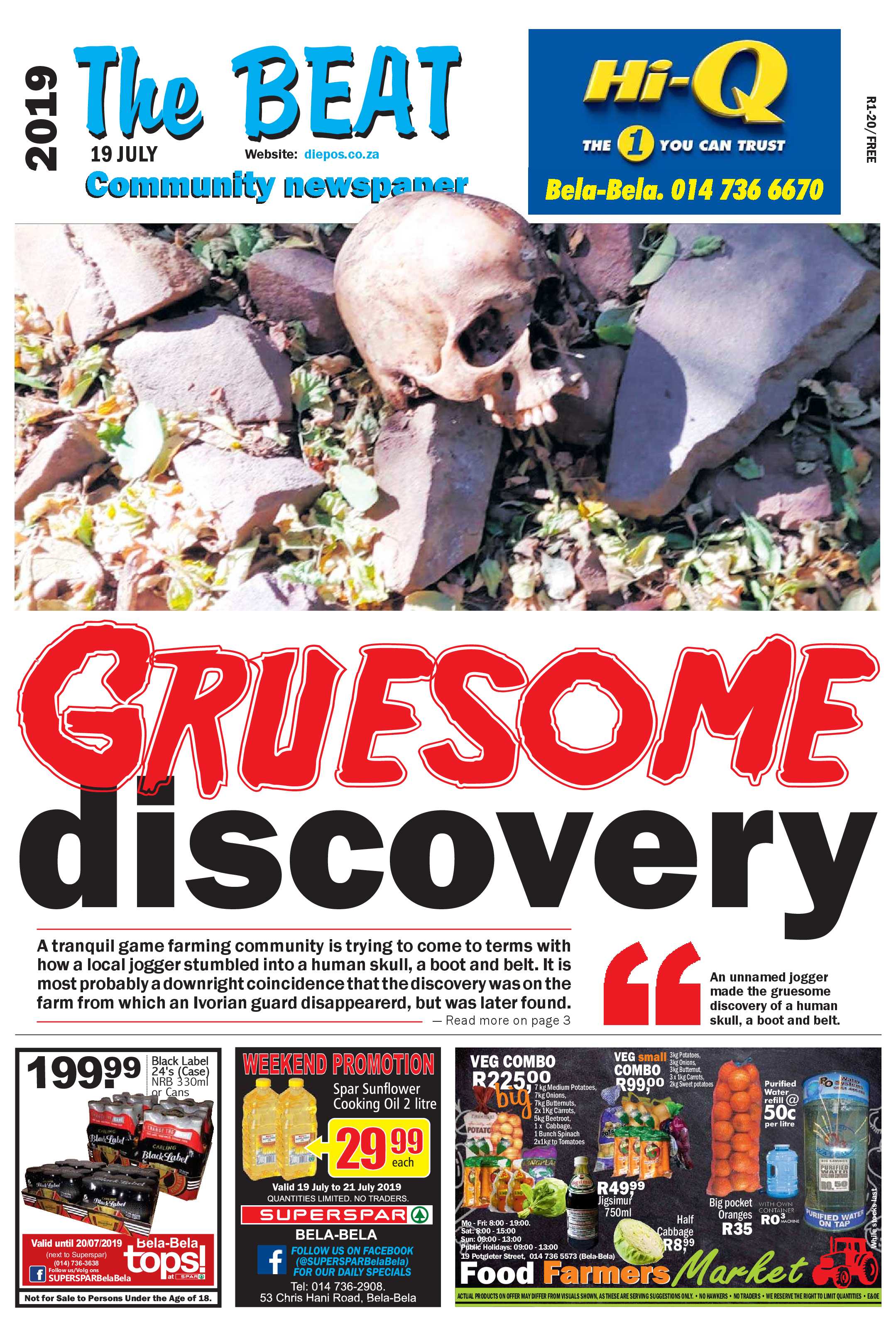 The Beat 19 July 2019 page 1