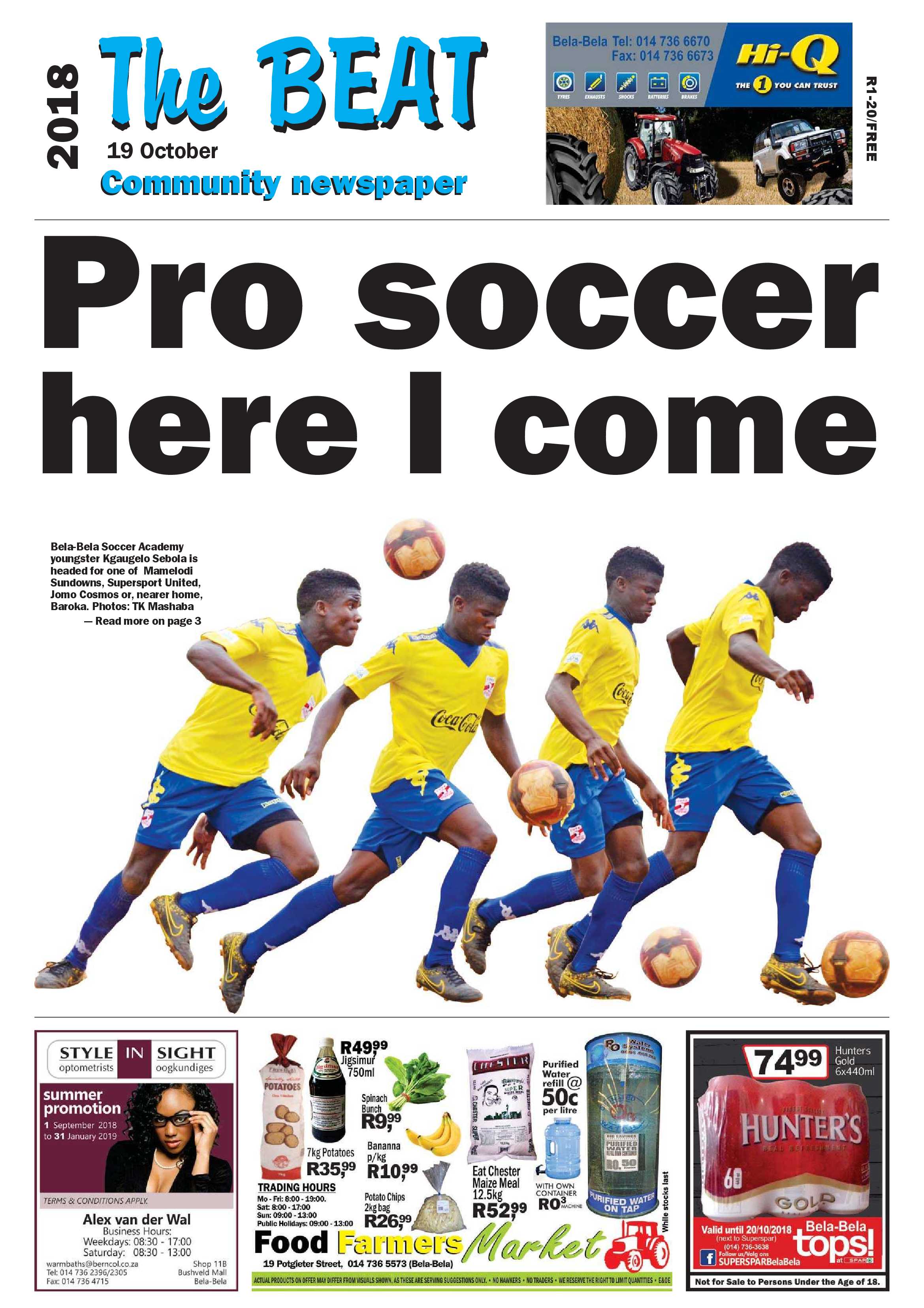 The Beat 19 October 2018 page 1