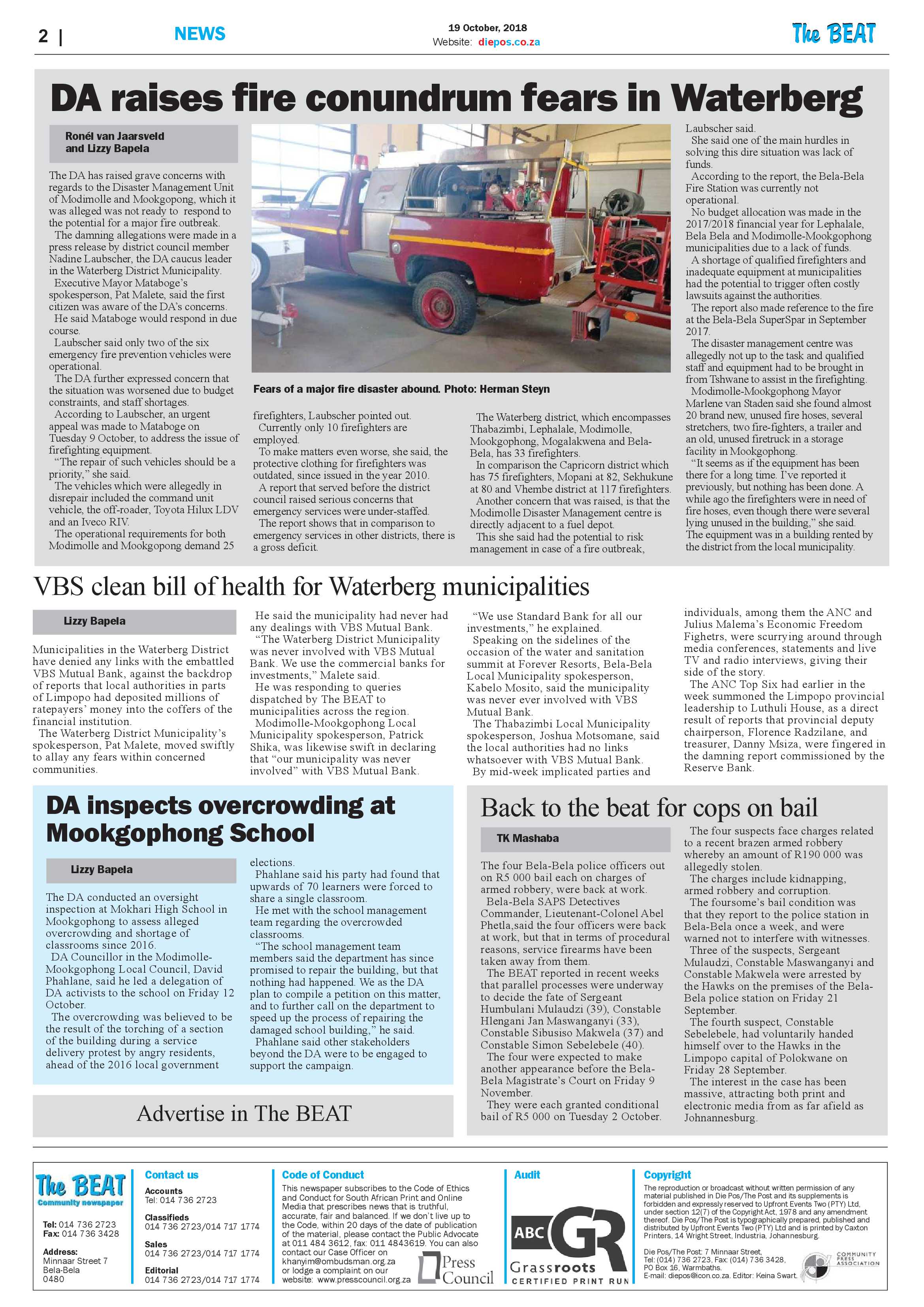 The Beat 19 October 2018 page 2