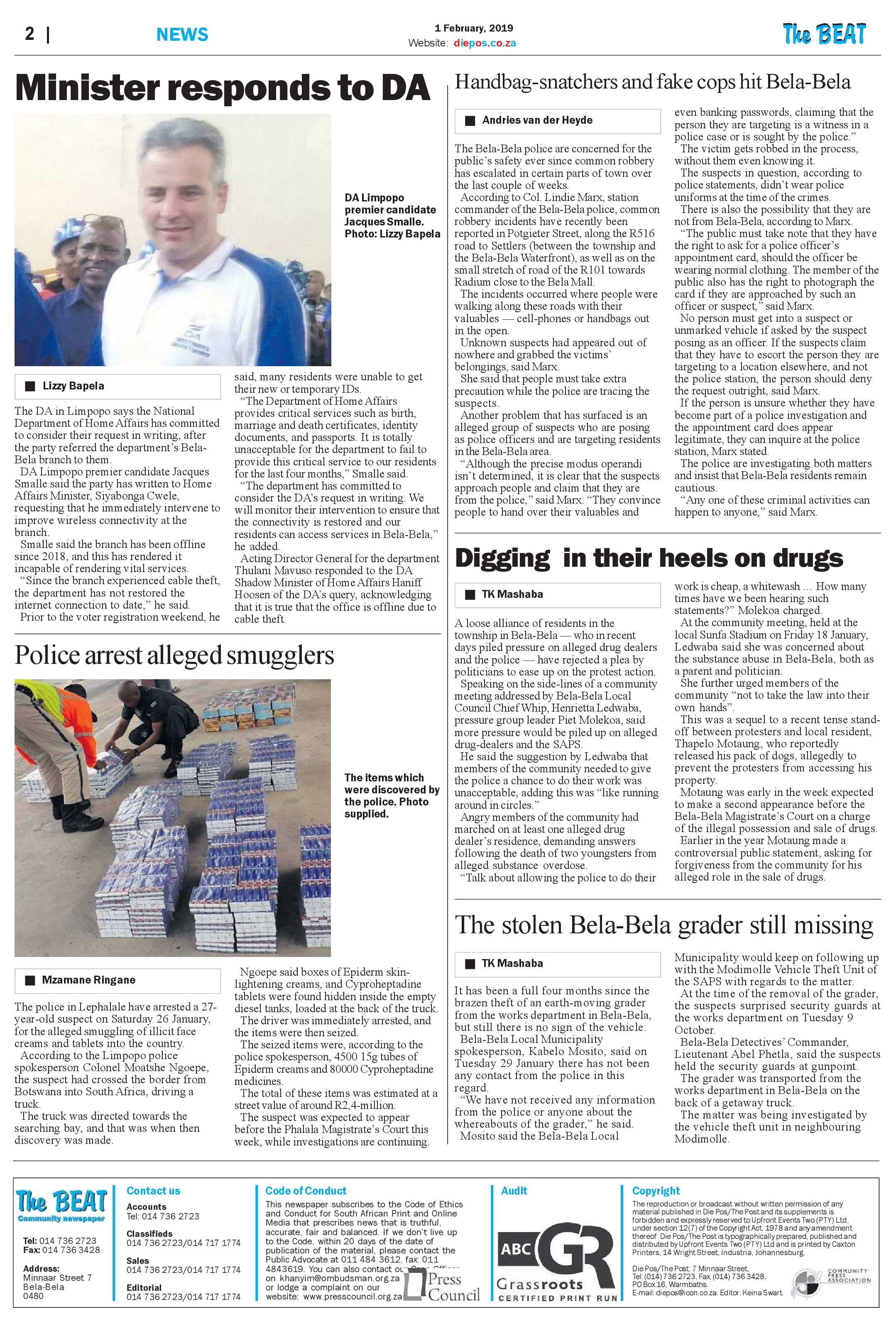 The Beat 1 February 2019 page 2