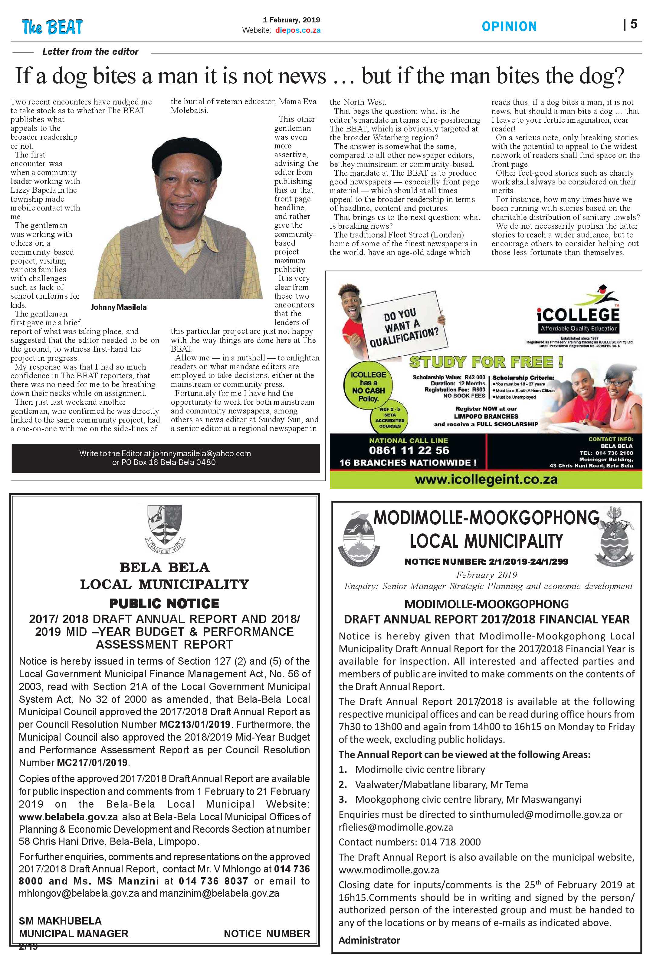 The Beat 1 February 2019 page 5