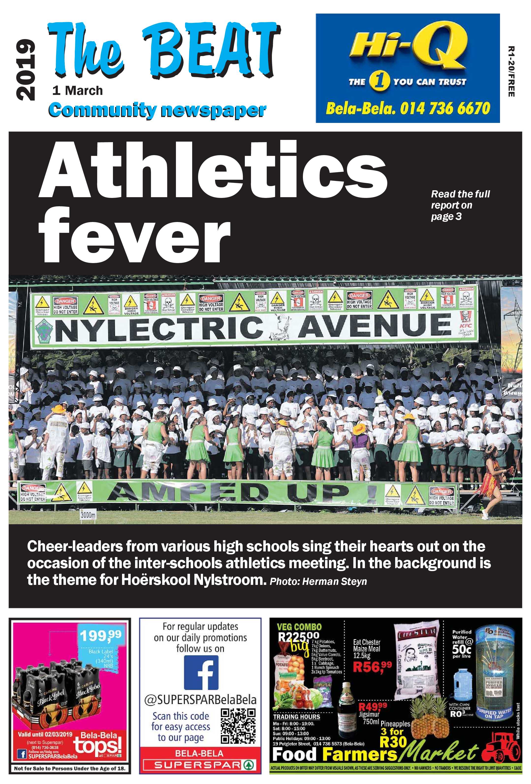 The Beat 1 March 2019 page 1