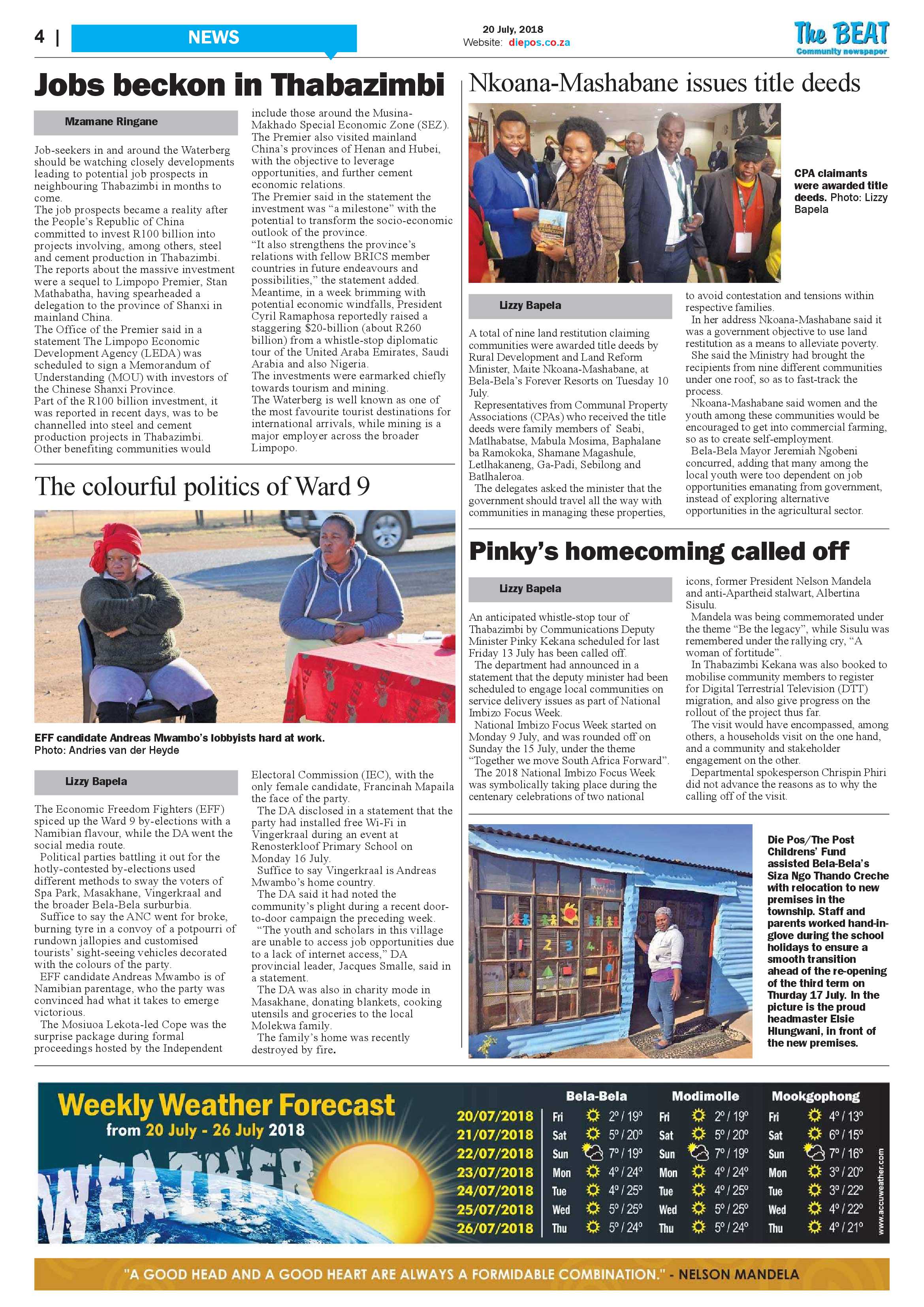 The Beat 20 July 2018 page 4