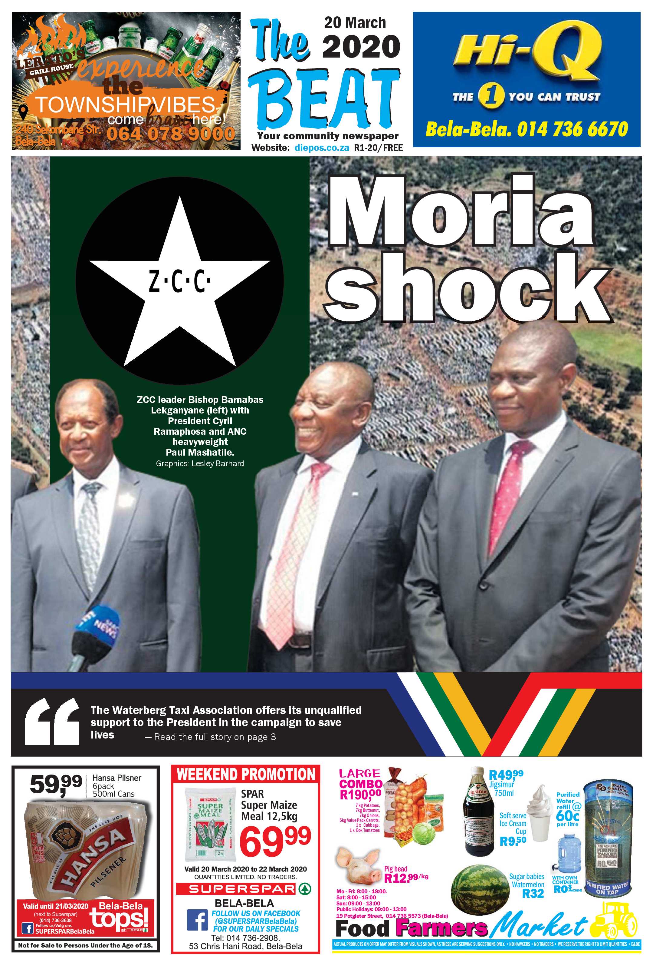 The Beat 20 March 2020 page 1