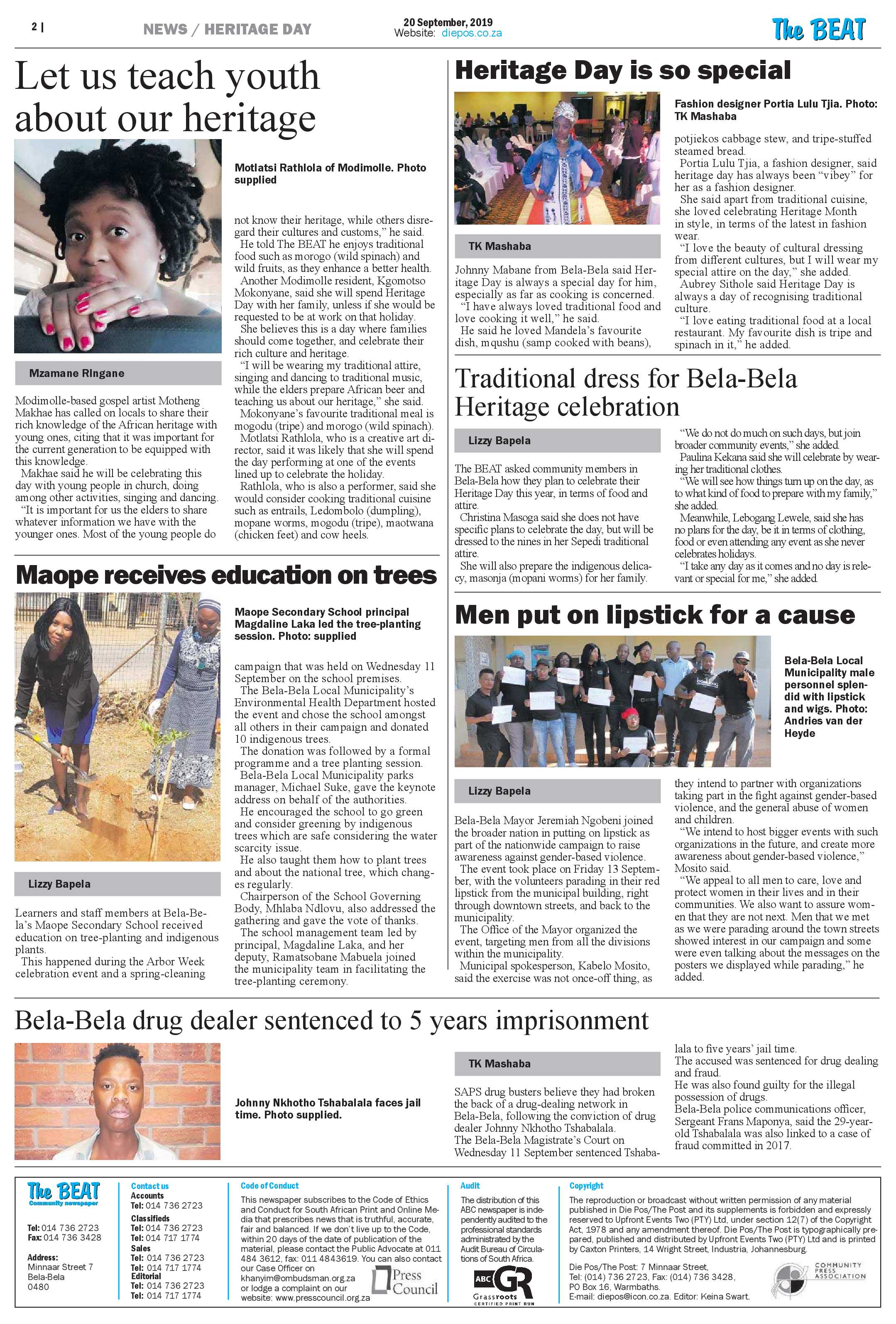 The Beat 20 September 2019 page 2