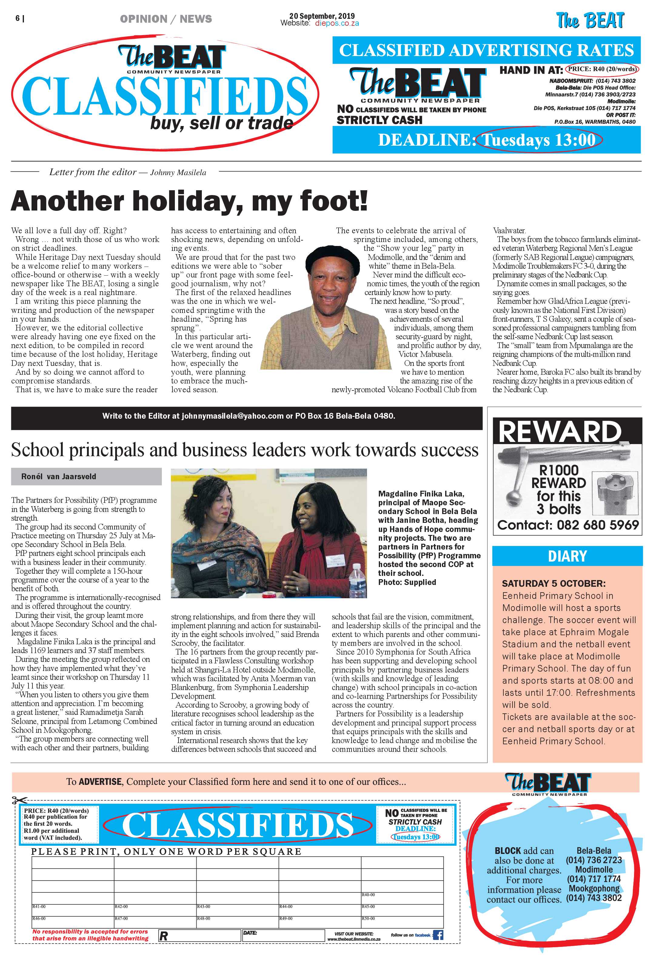 The Beat 20 September 2019 page 6