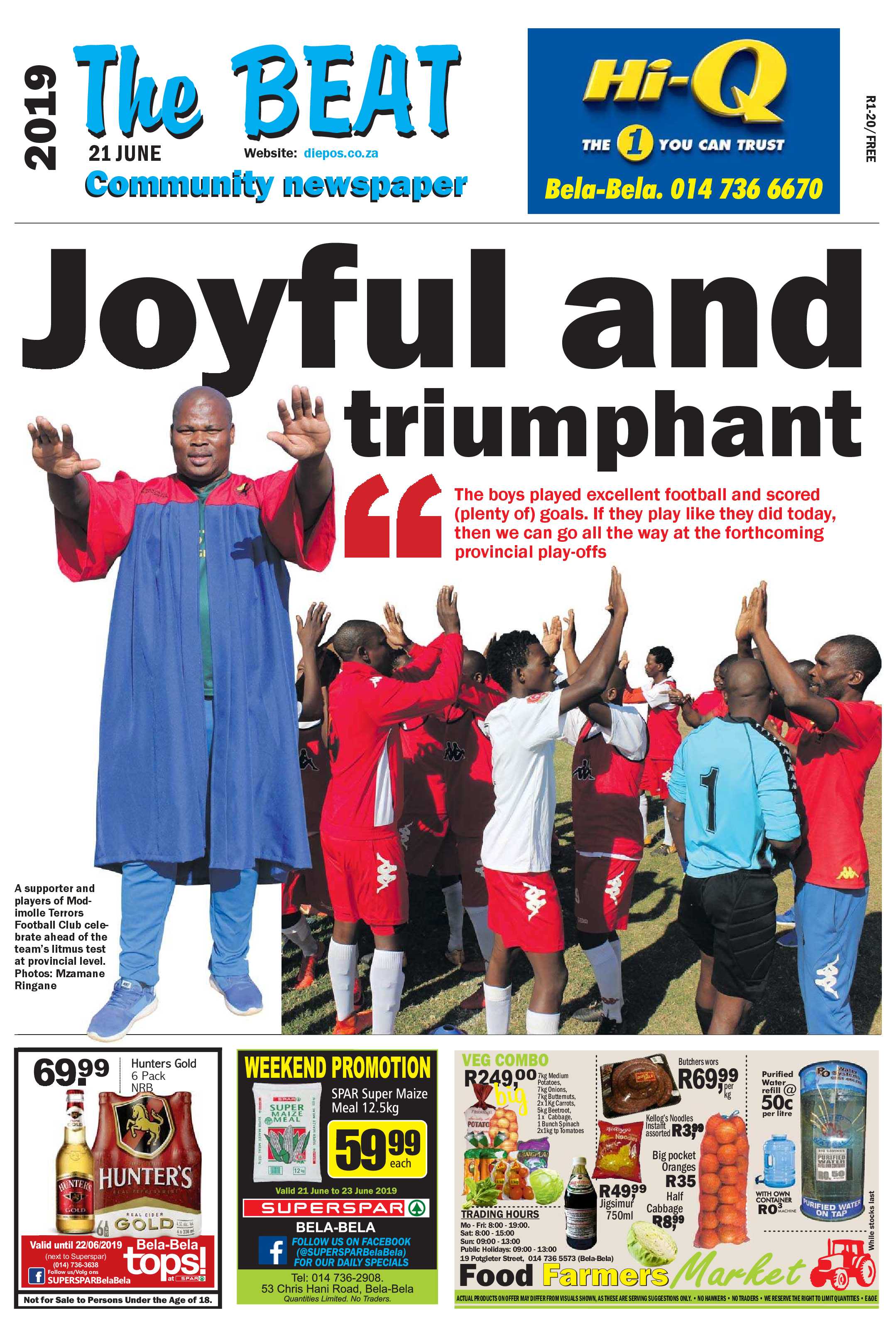 The Beat 21 June 2019 page 1