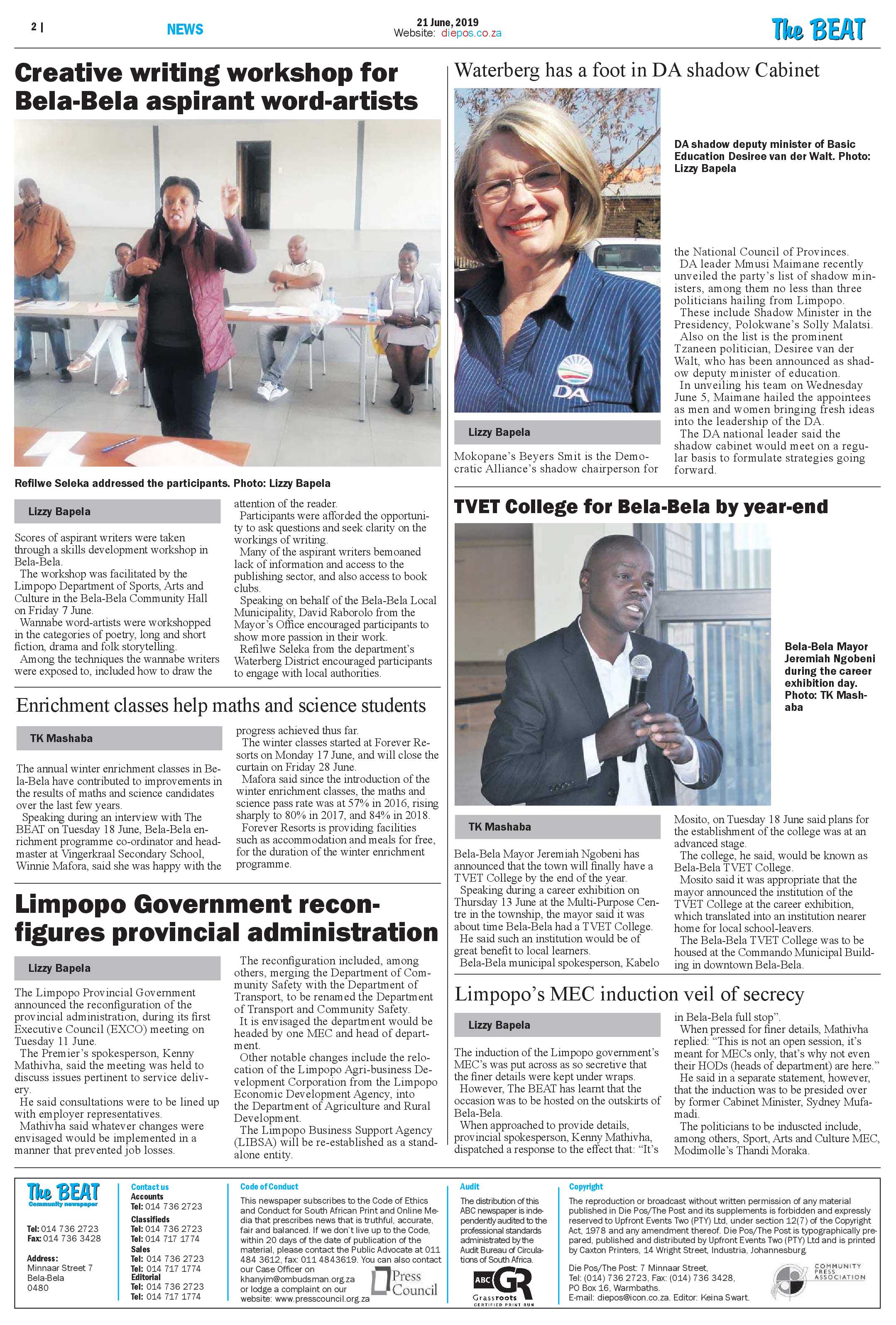 The Beat 21 June 2019 page 2