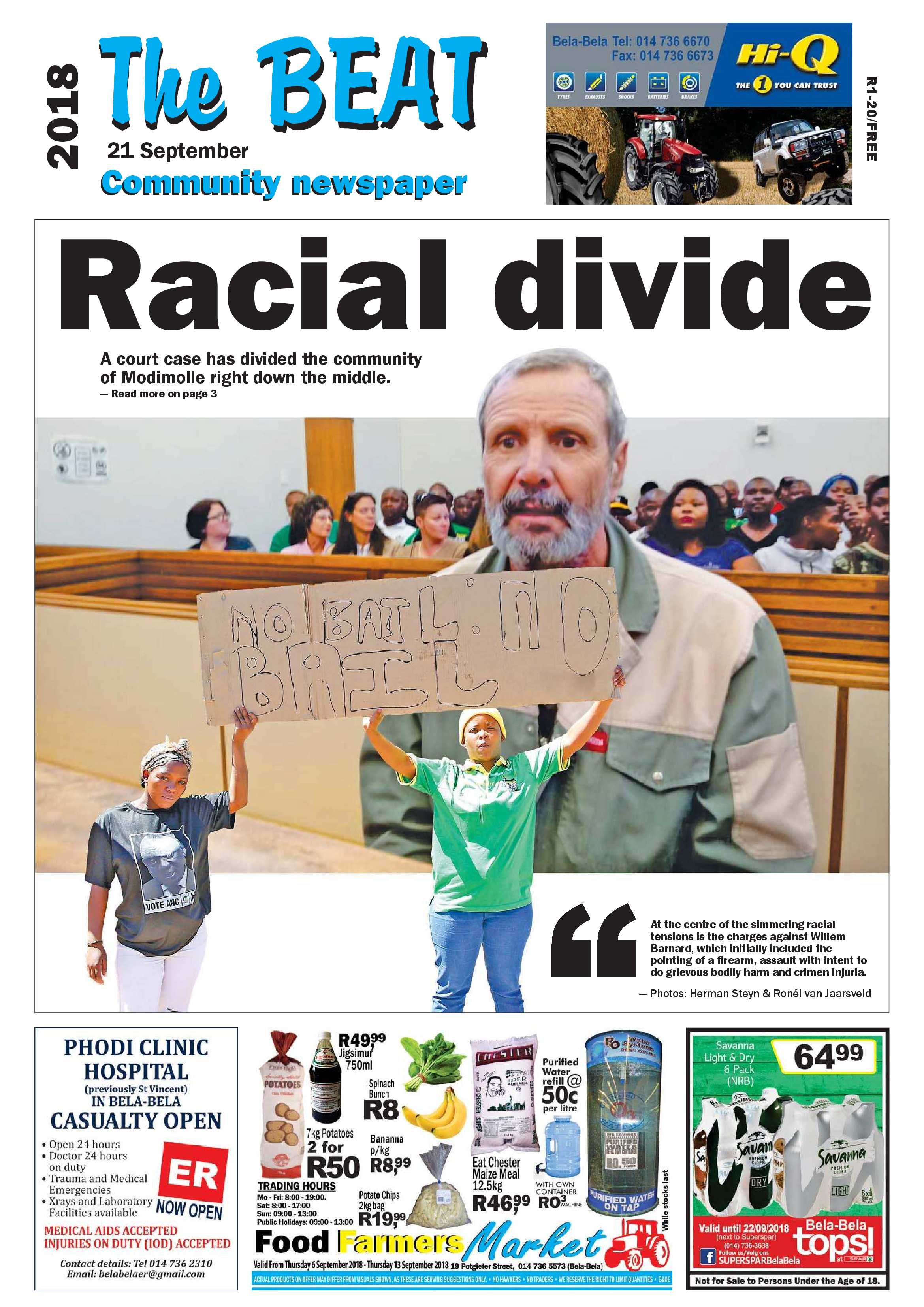 The Beat 21 September 2018 page 1