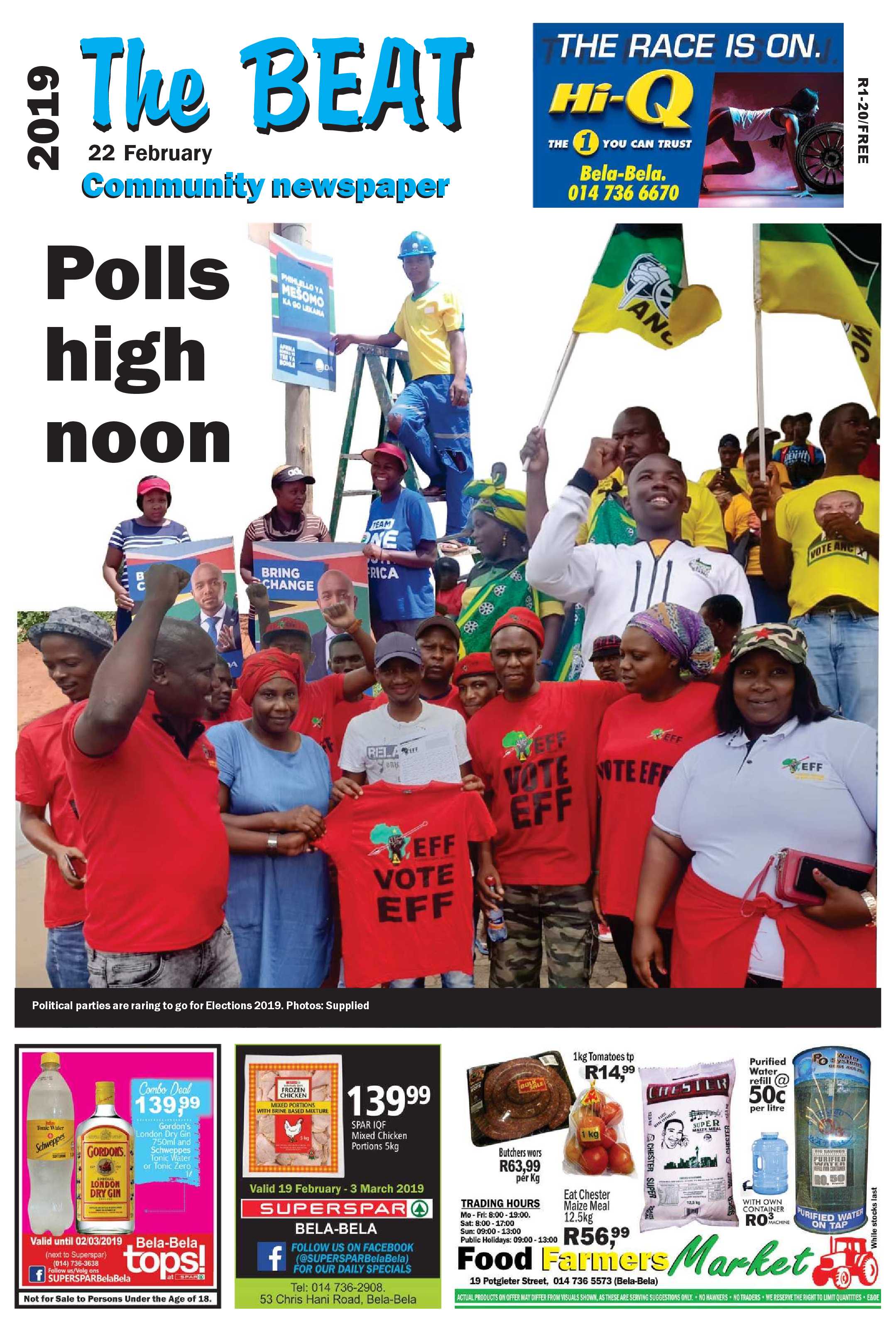 The Beat 22 February 2019 page 1