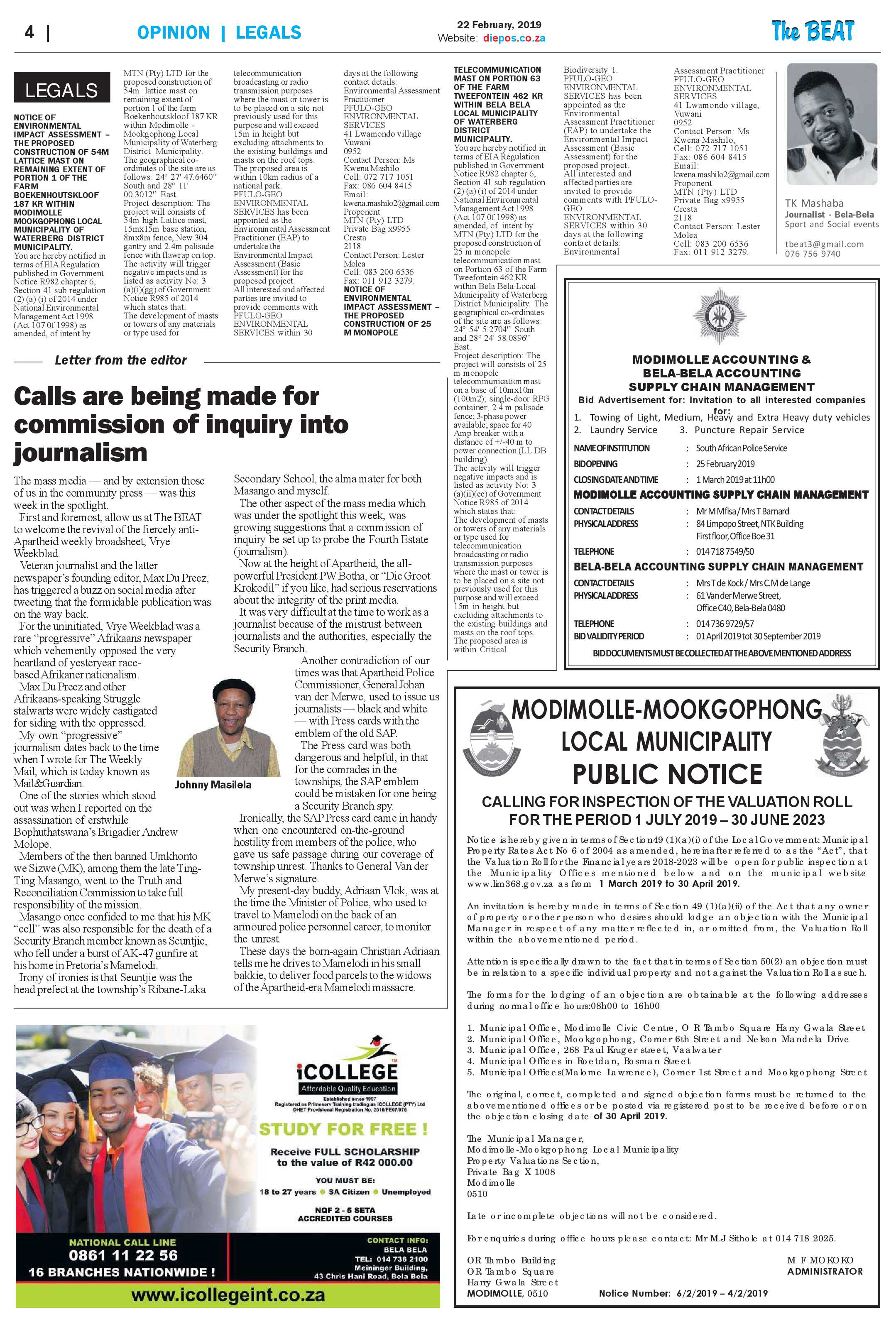 The Beat 22 February 2019 page 4