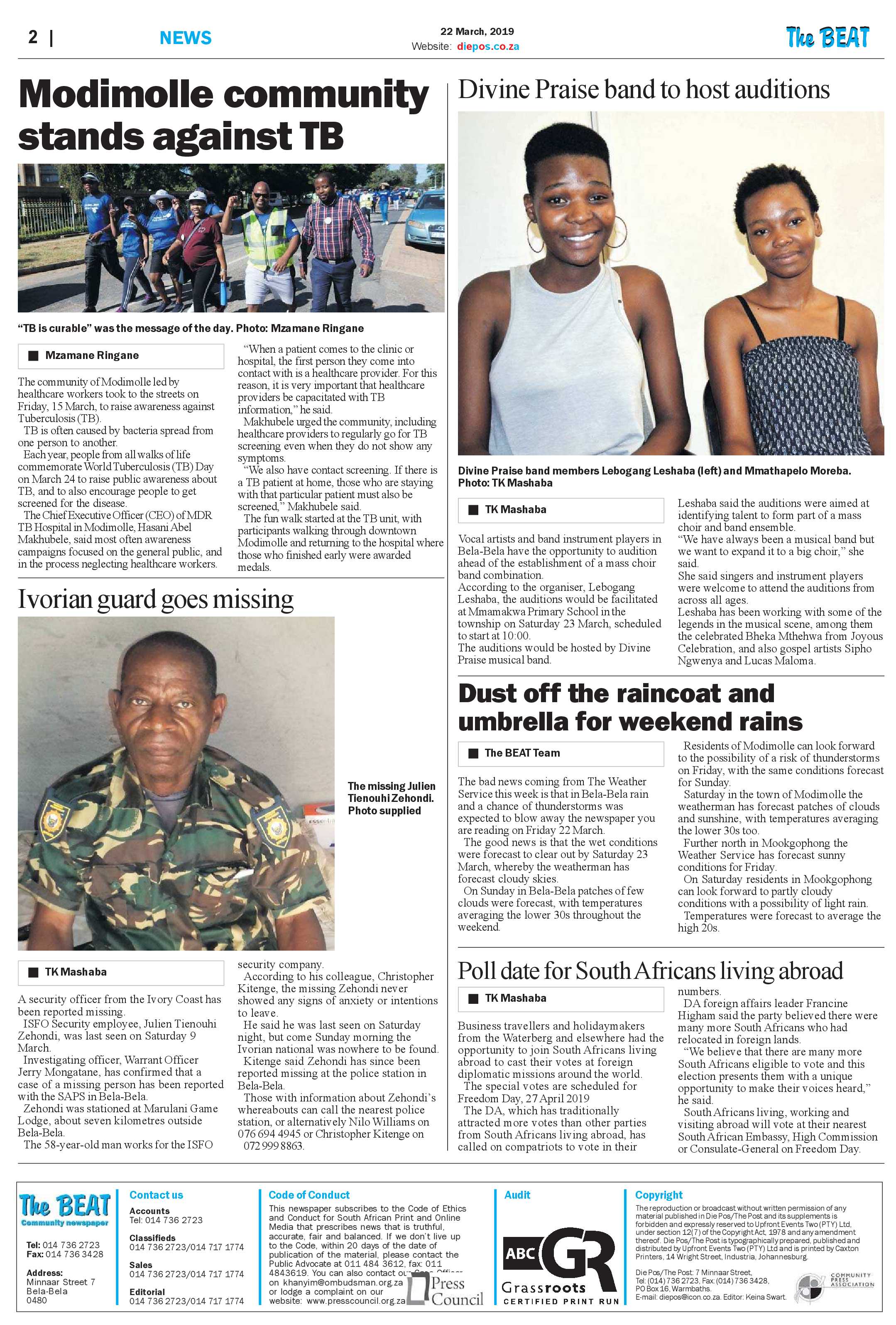 The Beat 22 March 2019 page 2